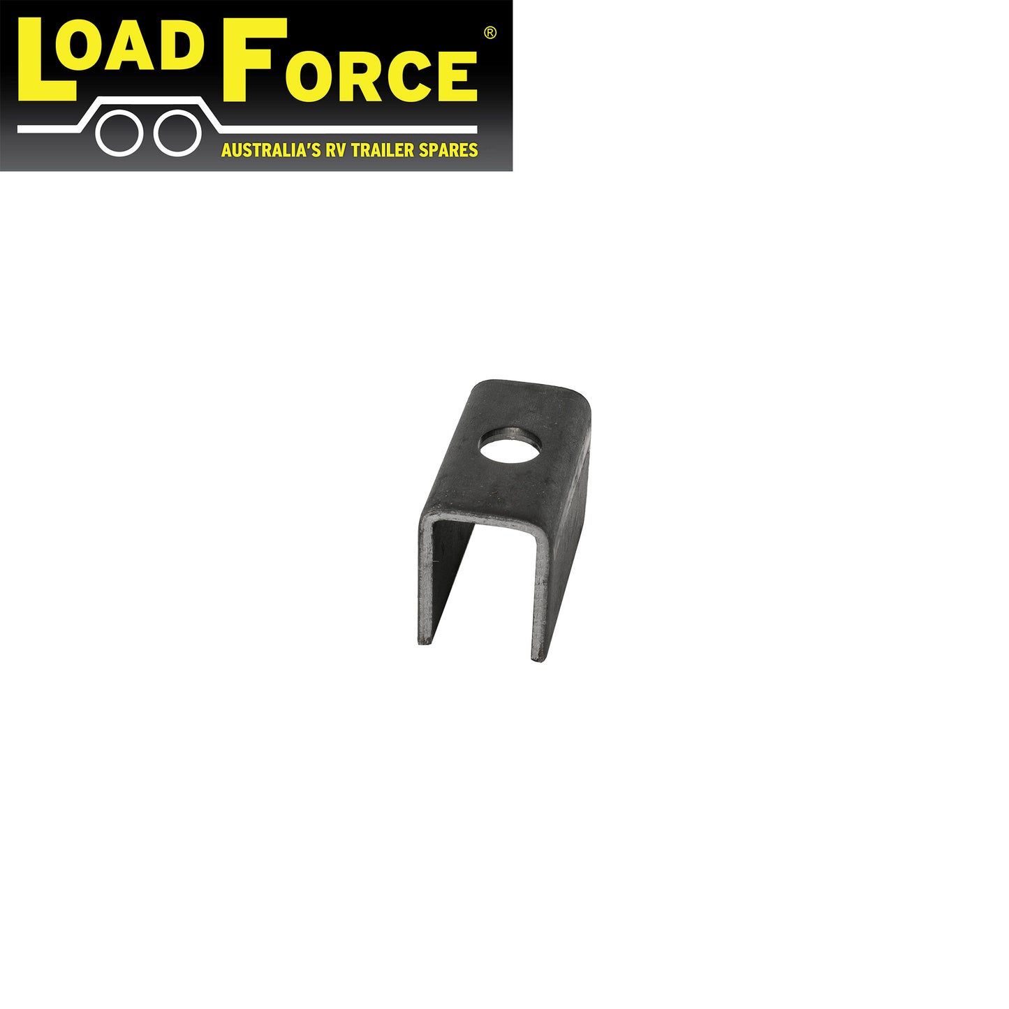 Weld-on u-frame bracket 50mm x 3mm for mudguard support bracket - Trailer Spares Direct