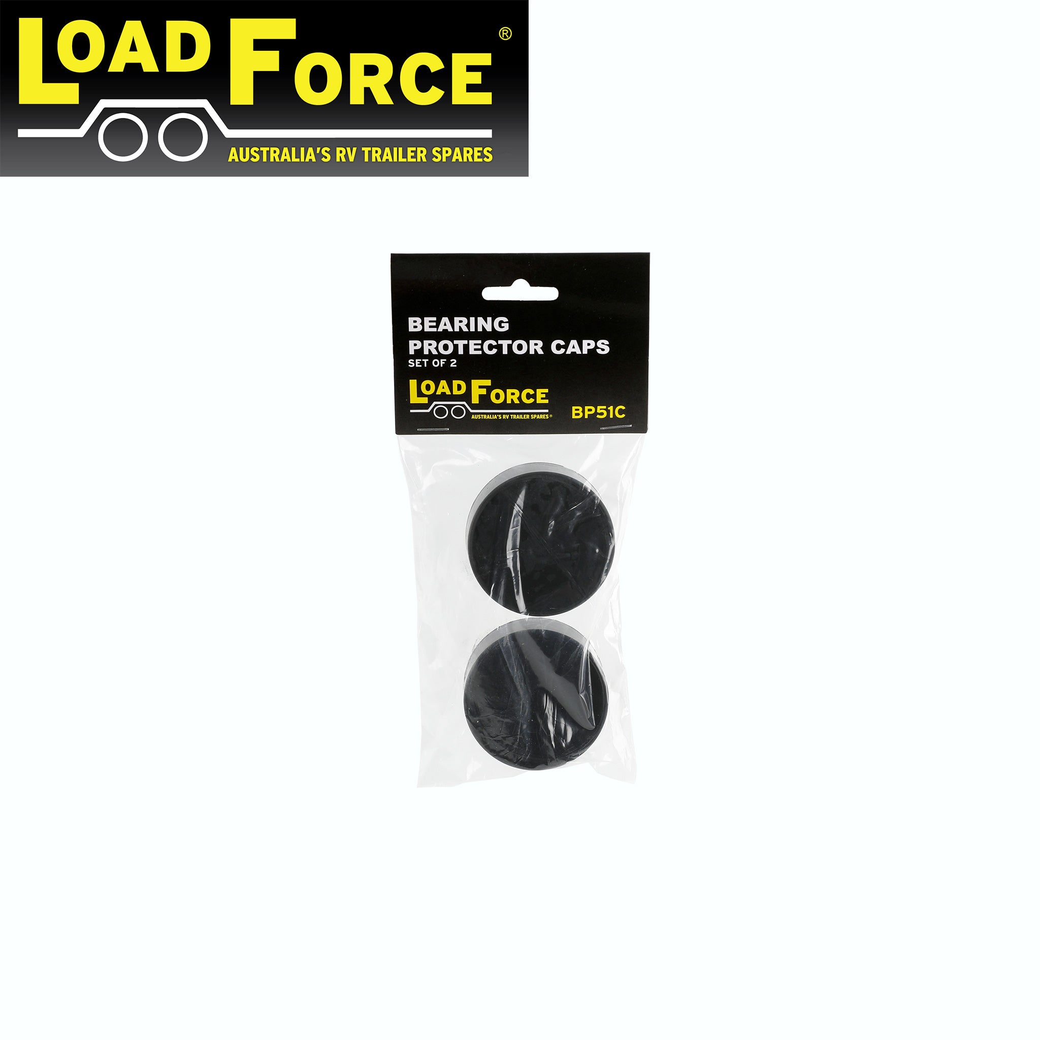 Replacement caps for 51mm bearing protectors