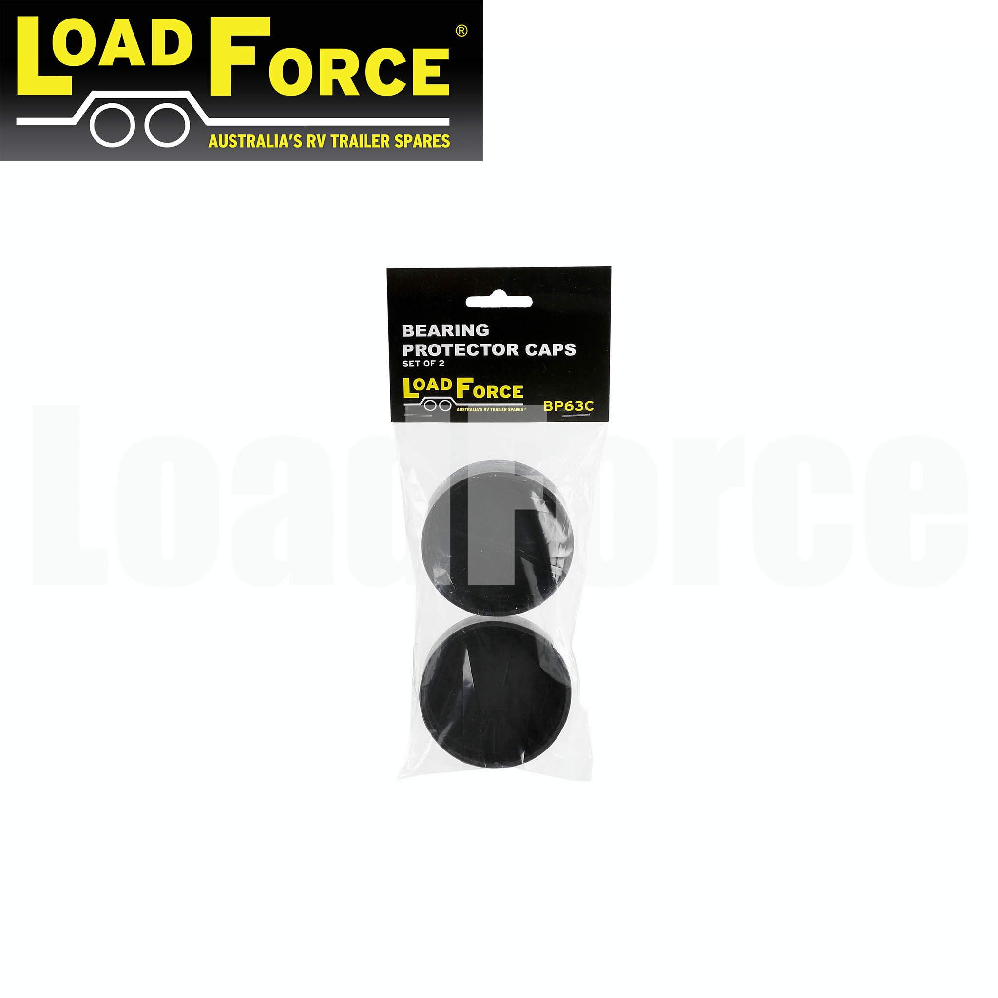 Replacement caps for 63mm bearing protectors