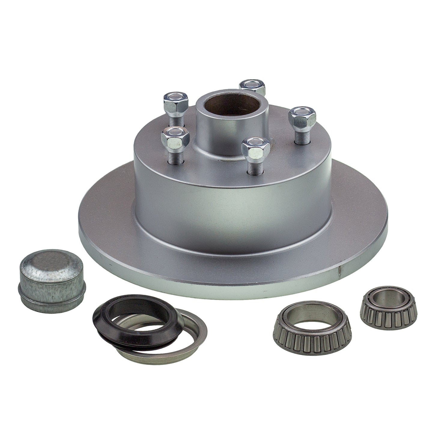Disc Brake Hub 10 x 5/8 inch Ford 5 stud LM (Holden) bearing dacromet