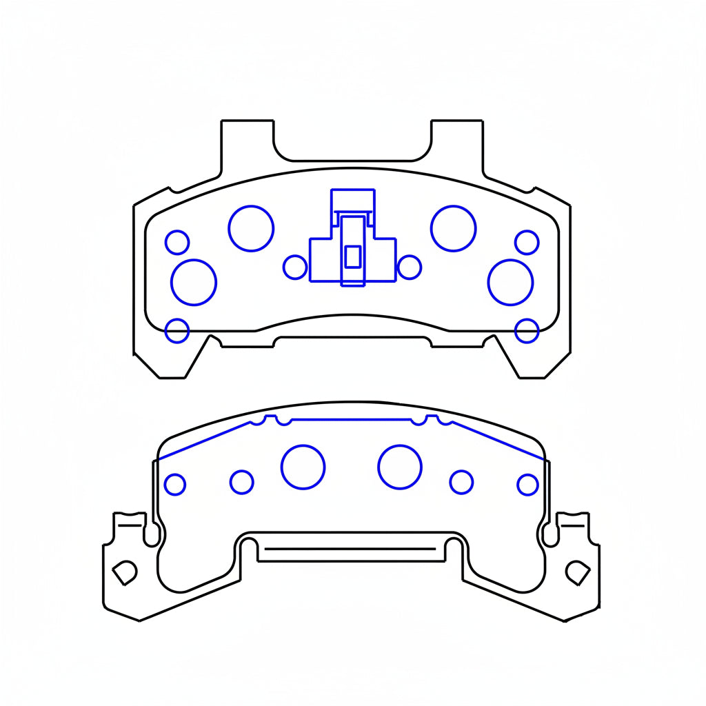 disc brake pad set for T225 and Kodiak 225 - Trailer Spares Direct