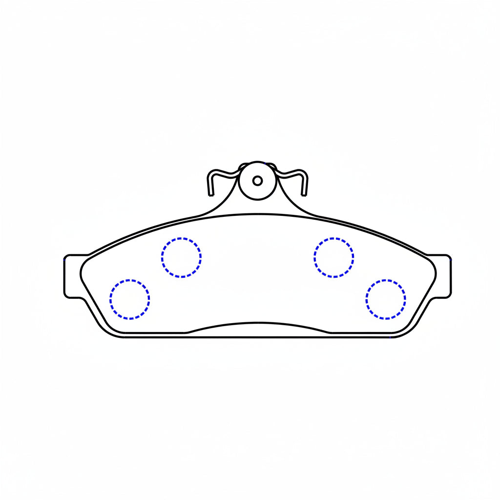 disc brake pad for LFT2 and PBR Type 2 calipers - Trailer Spares Direct
