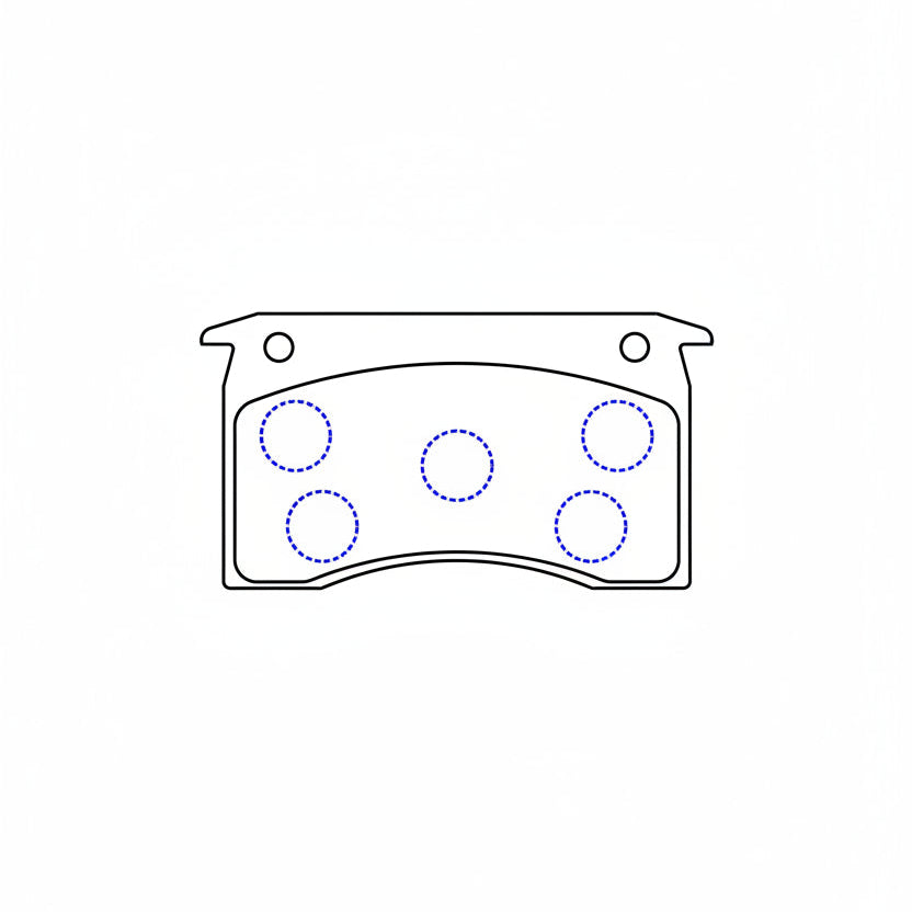 disc brake pad set for TA100, TA200, Al-Ko, ARK, Meher & Trigg calipers - Trailer Spares Direct