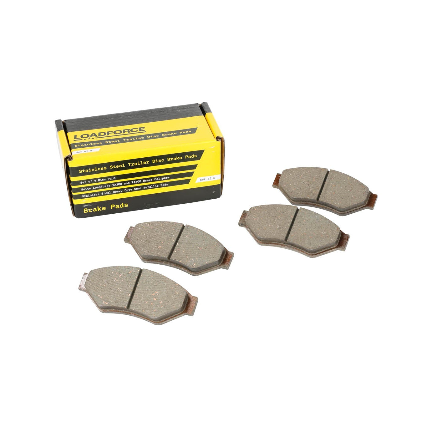 LoadForce Stainless Steel Disc brake Pads TA300 & TA400