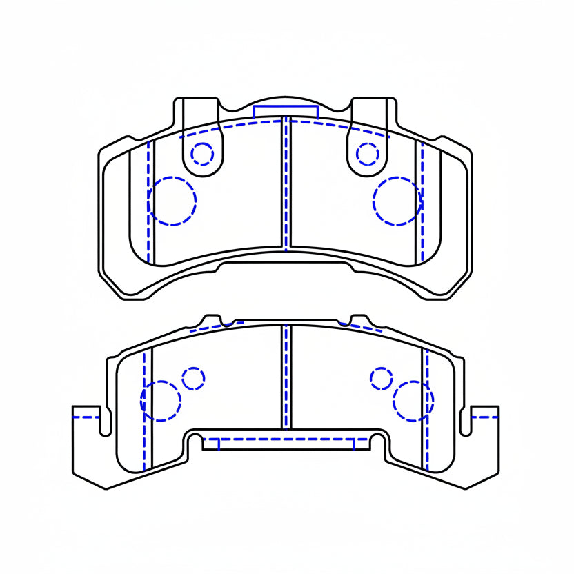 disc brake pad set for Tie Down Engineering 46304 caliper - Trailer Spares Direct