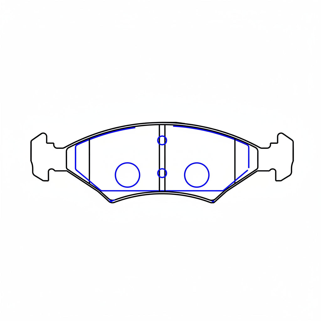 disc brake pad set for T35 and UFP DB35 caliper models - Trailer Spares Direct