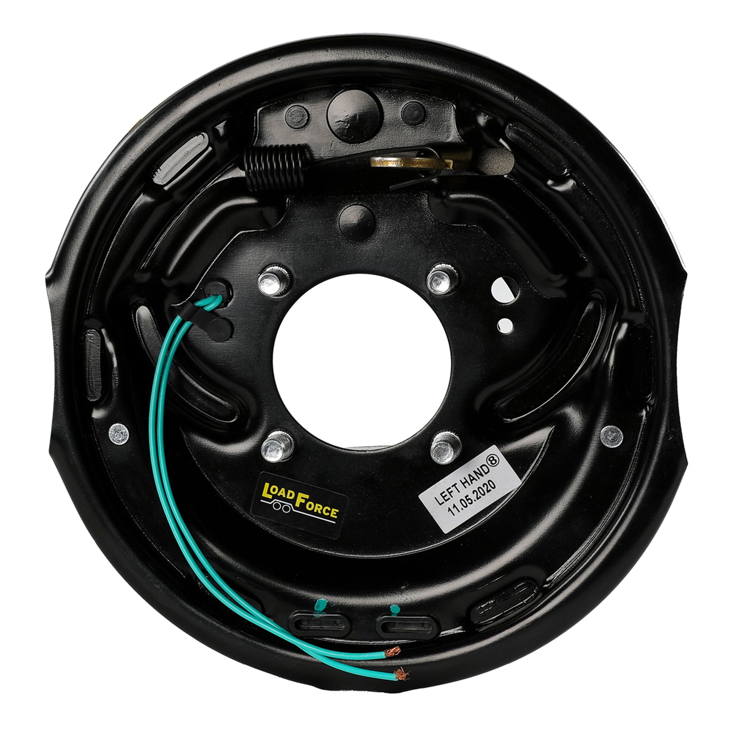 10 inch left hand electric backing plate assembly with park brake