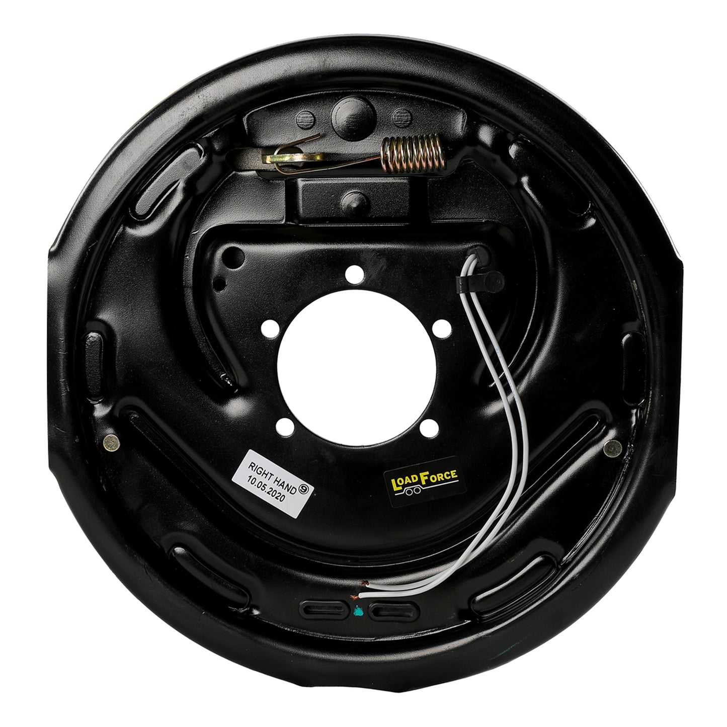 12 inch right hand electric backing plate assembly with park brake