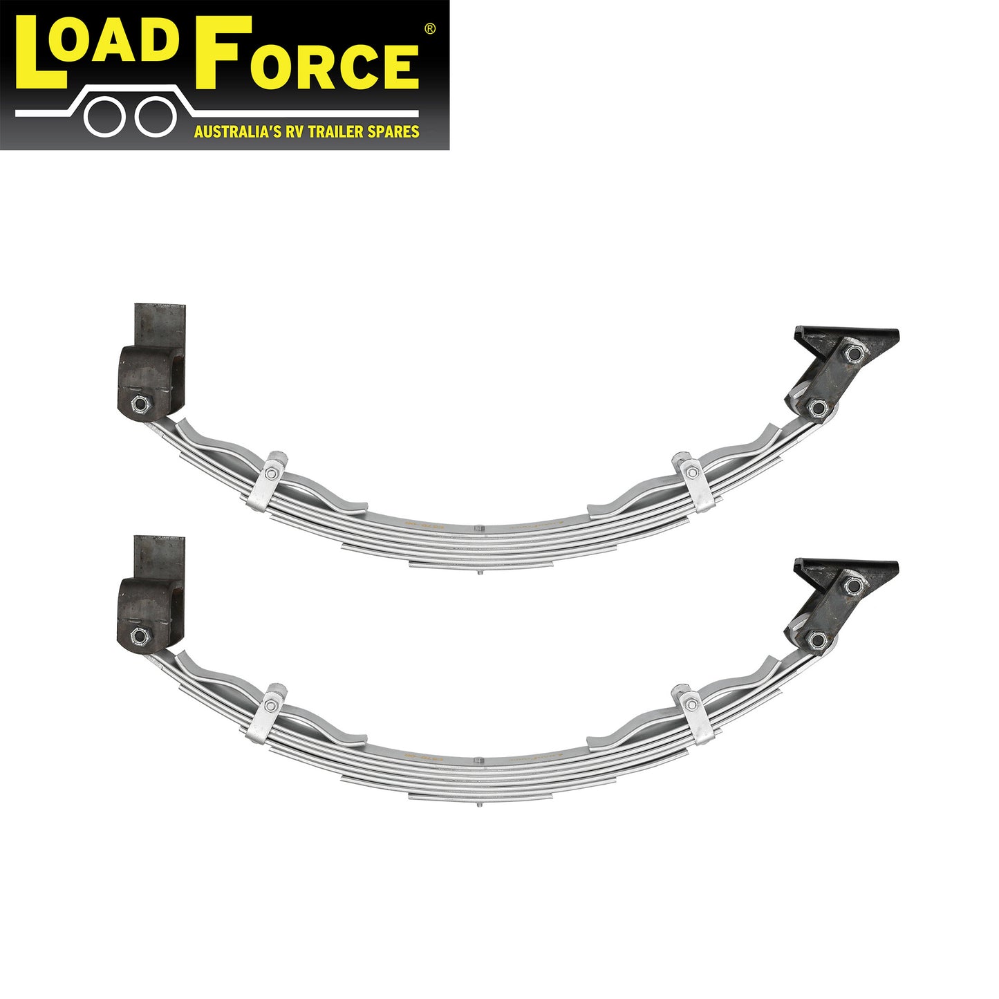 7 Leaf 60mm Dacromet Off Road Rebound Spring Kit 1500kg - Trailer Spares Direct