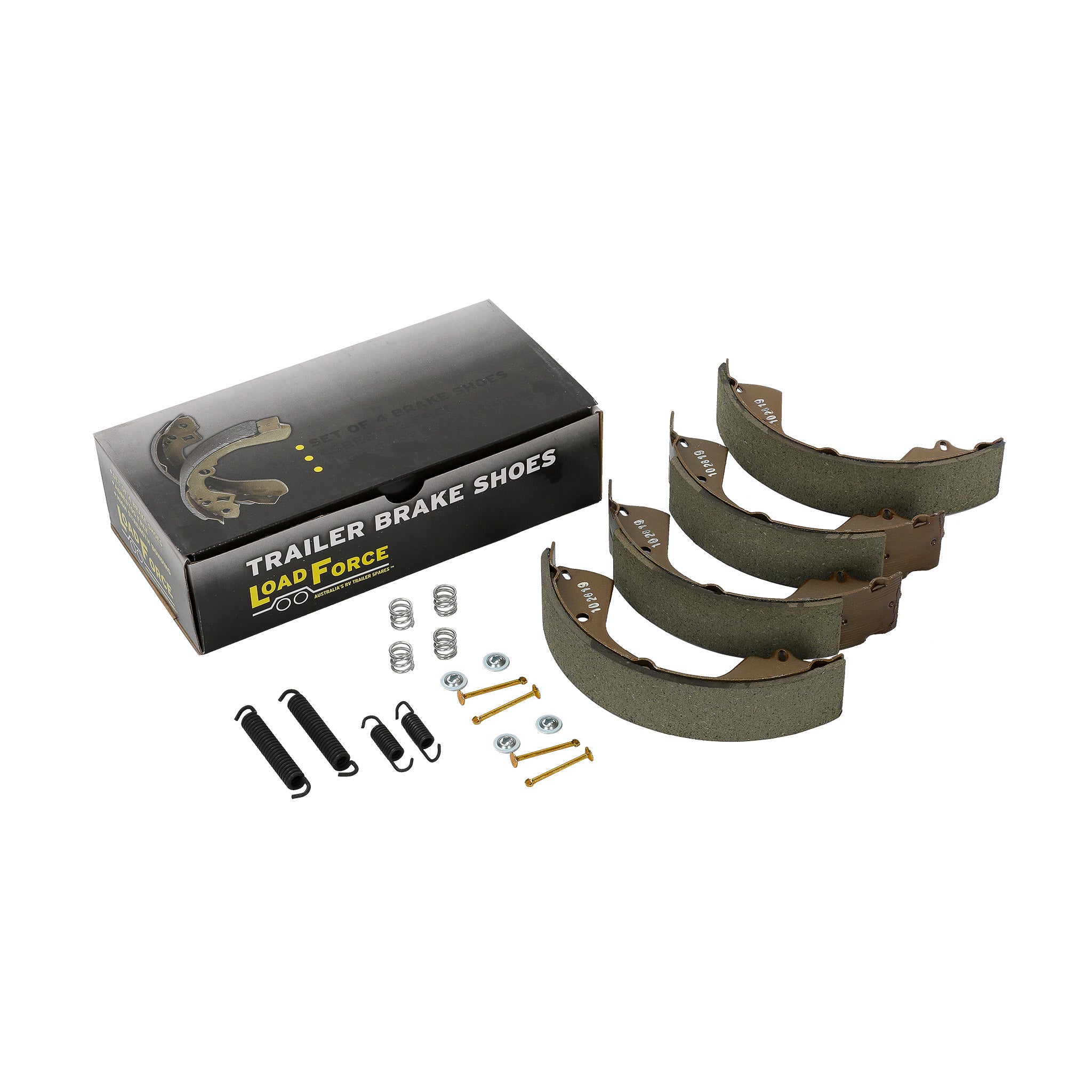 LoadForce 9 inch x 1.75 inch hydraulic brake shoe. Set of 4