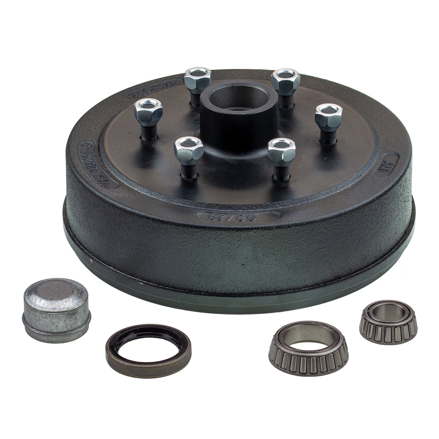 hub drum 10 x 2.25 inch 6 stud with LM (Holden) bearing