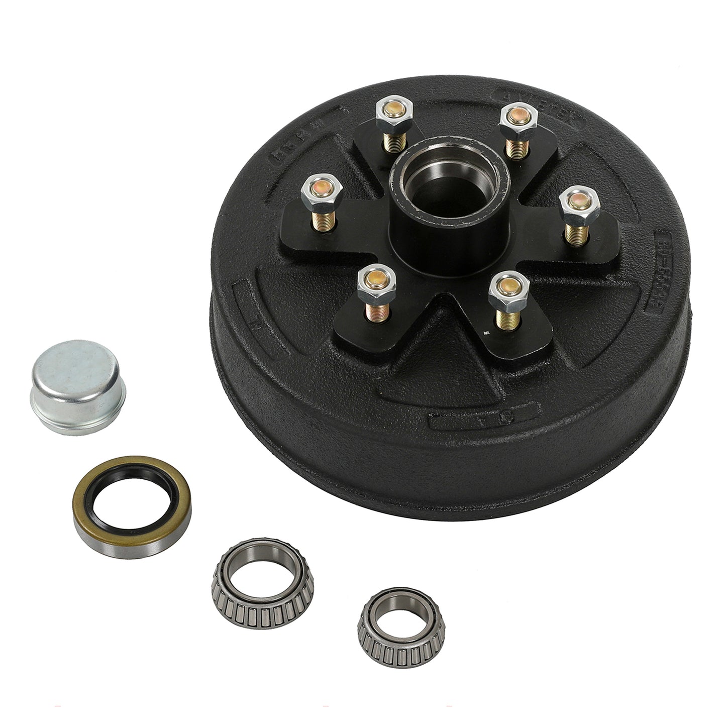 Hub Brake Drum 10 x 2.25 inch 6 stud with American US1.8 bearing 3500lb