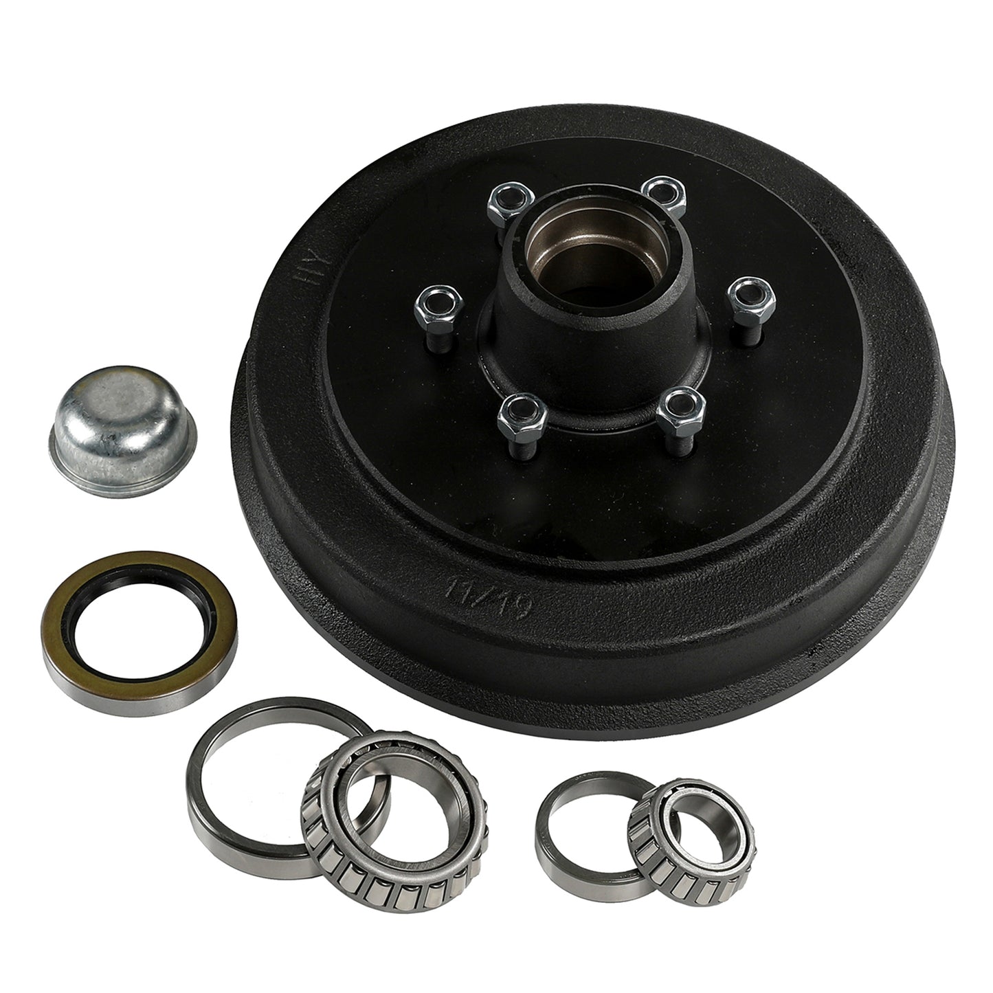 Hub drum 12 x 2 inch 6 stud with TX Japanese bearing