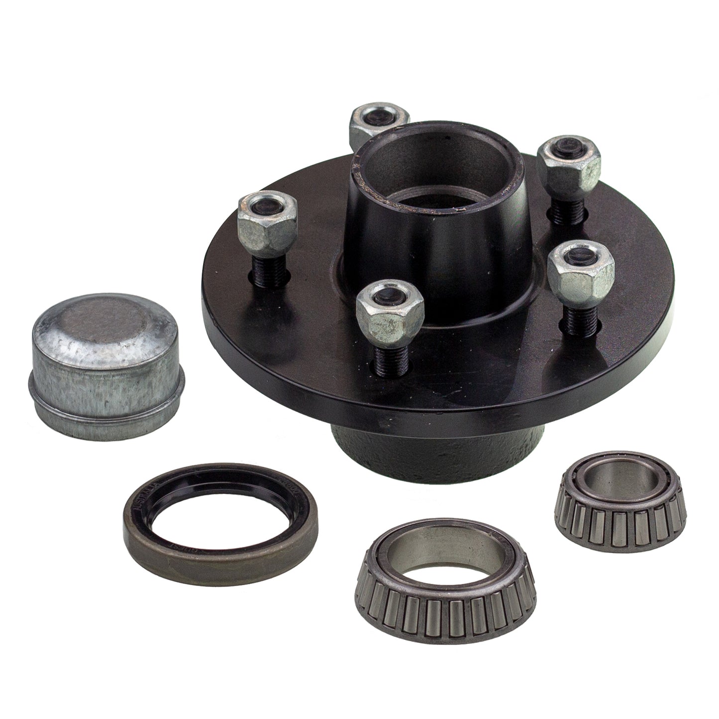 6 inch lazy hub assembly HQ 5 stud slimline (Ford) bearing