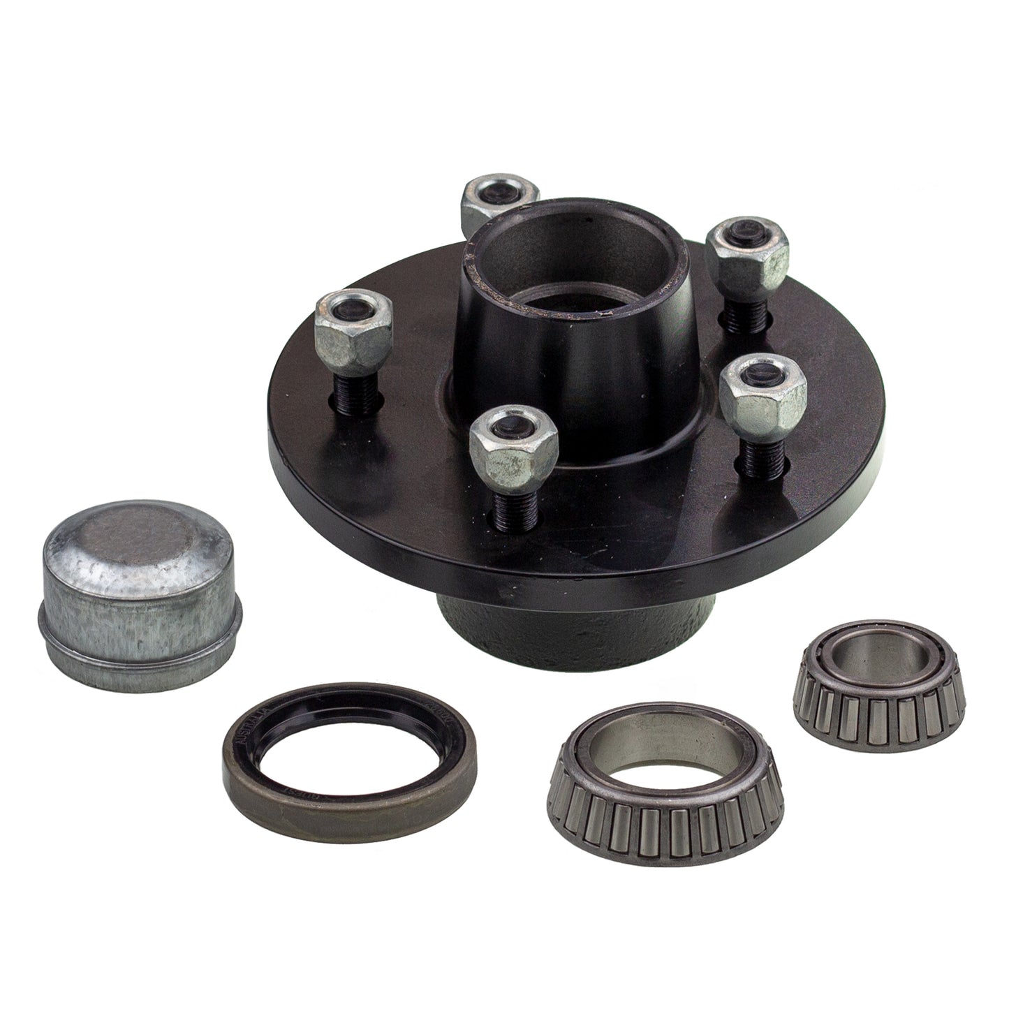 6 inch lazy hub assembly HT 5 stud slimline (Ford) bearing