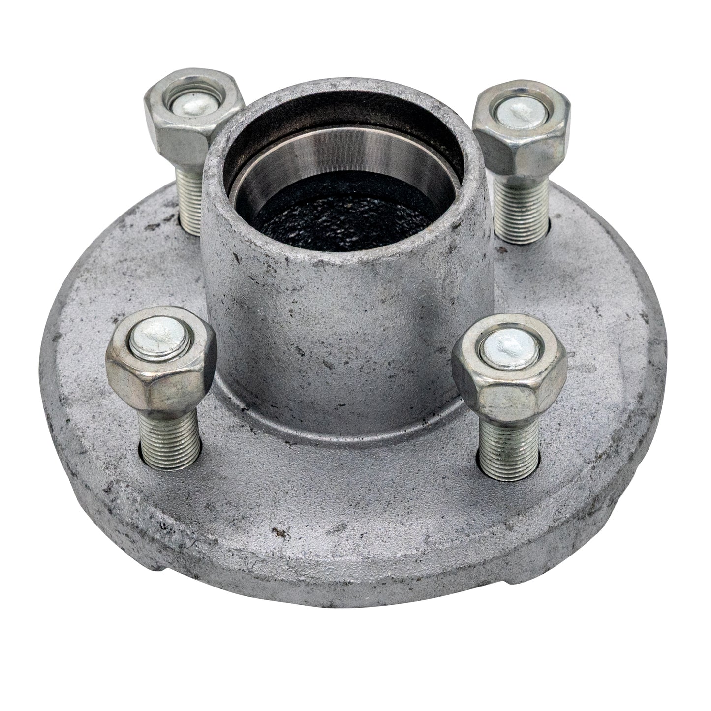 5.5 inch hub assembly 4 x 1/2inch studs 4 inch PCD galvanised USA
