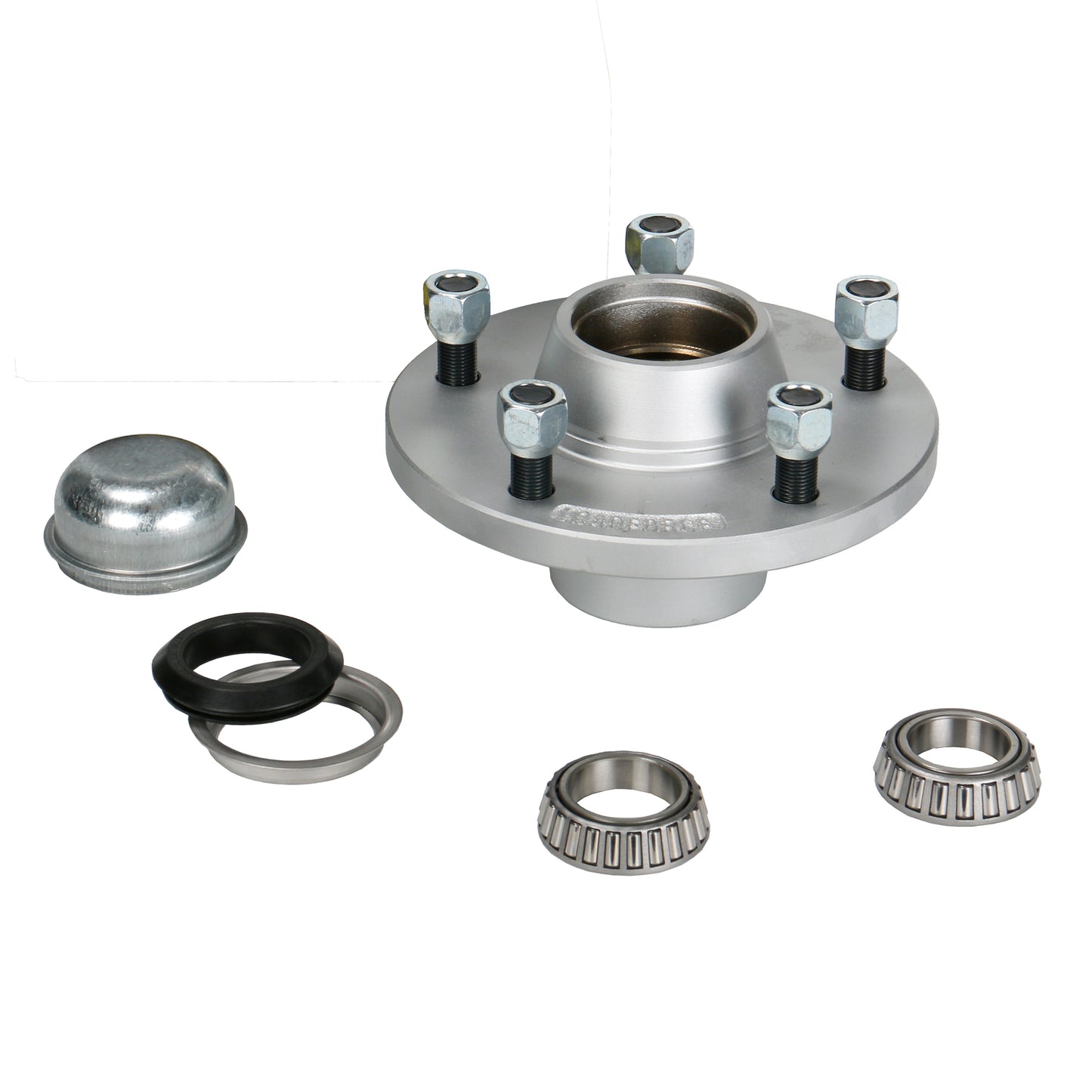 Lazy Hub Assembly LandCruiser 5 stud Parallel bearing 190mm Galvanised