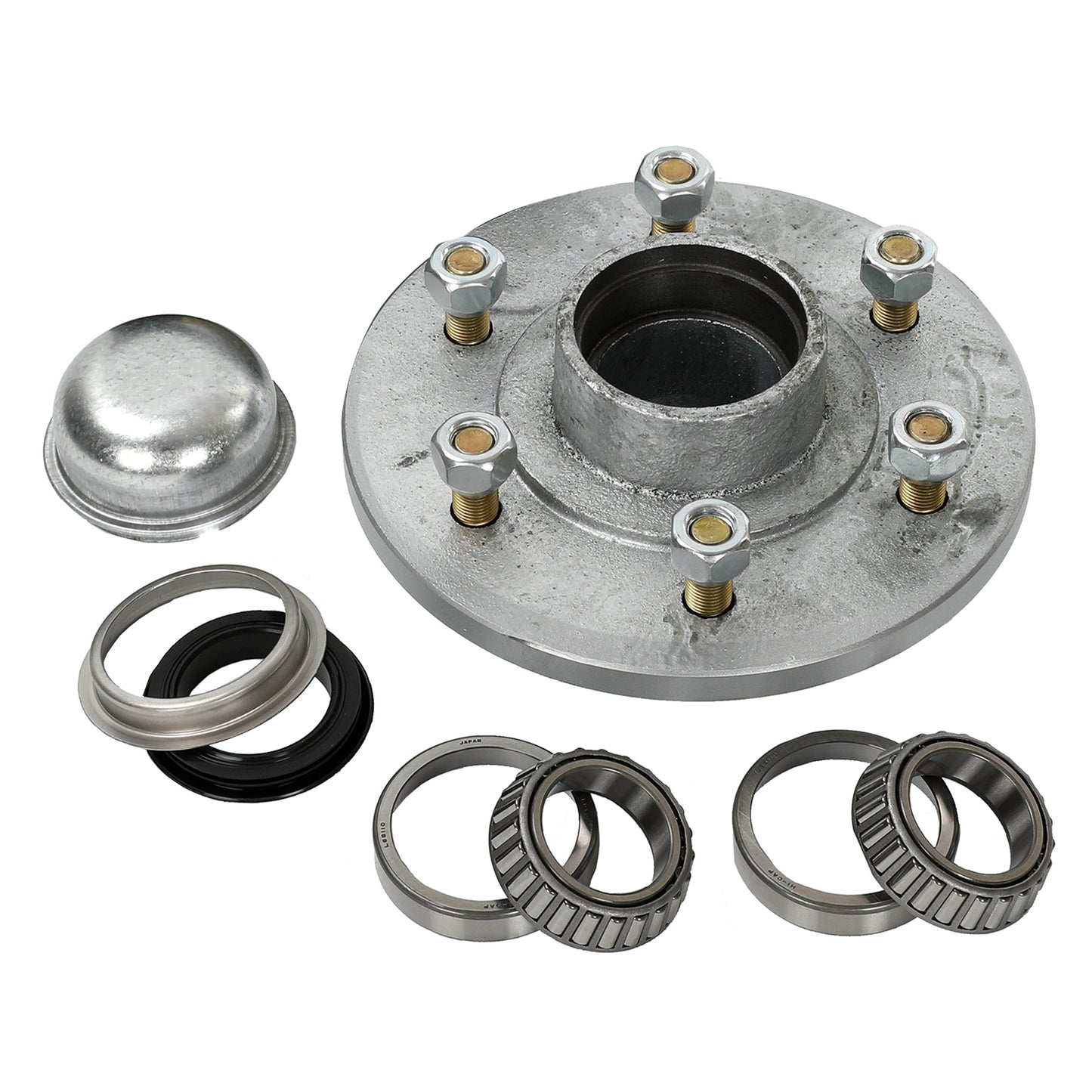 Lazy hub assembly 6 stud parallel bearing - 190mm