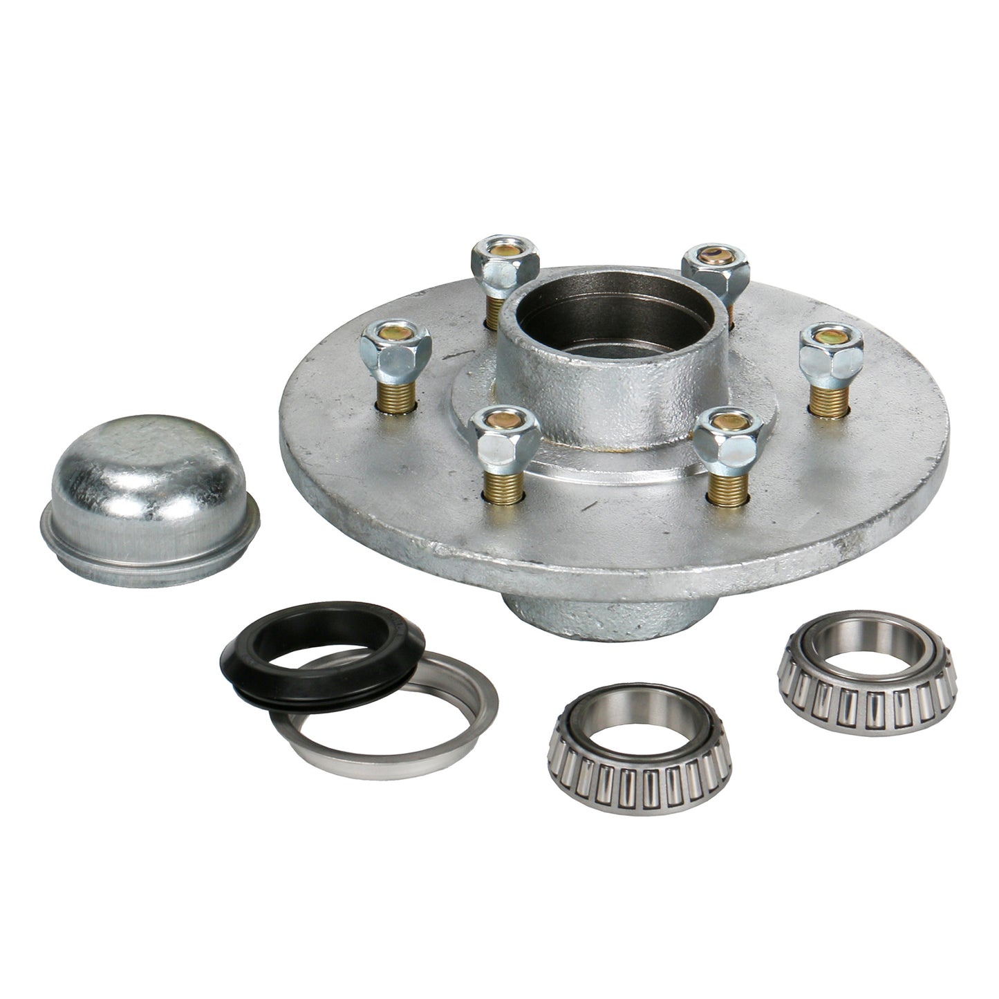 Hub Assembly 215mm 6 Stud Galvanised Parallel SL Japan Bearing