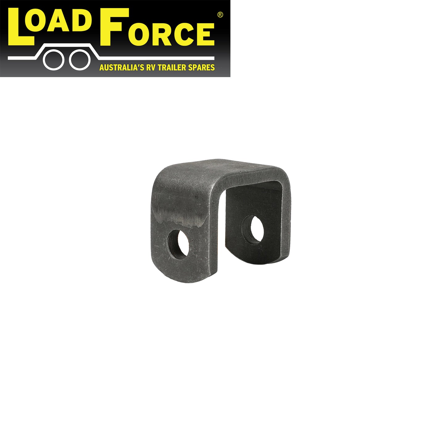 Spring hanger for 45mm wide trailer springs x 9/16 inch - Trailer Spares Direct
