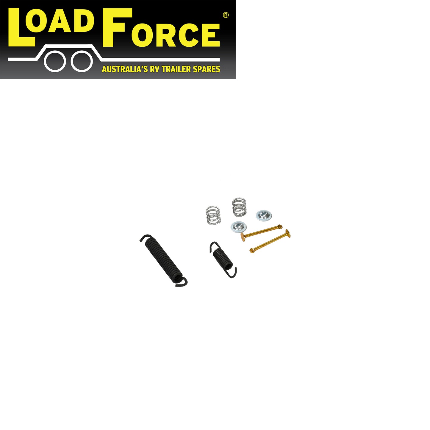 Spring hardware kit for 9inch hydraulic backing plate - Trailer Spares Direct