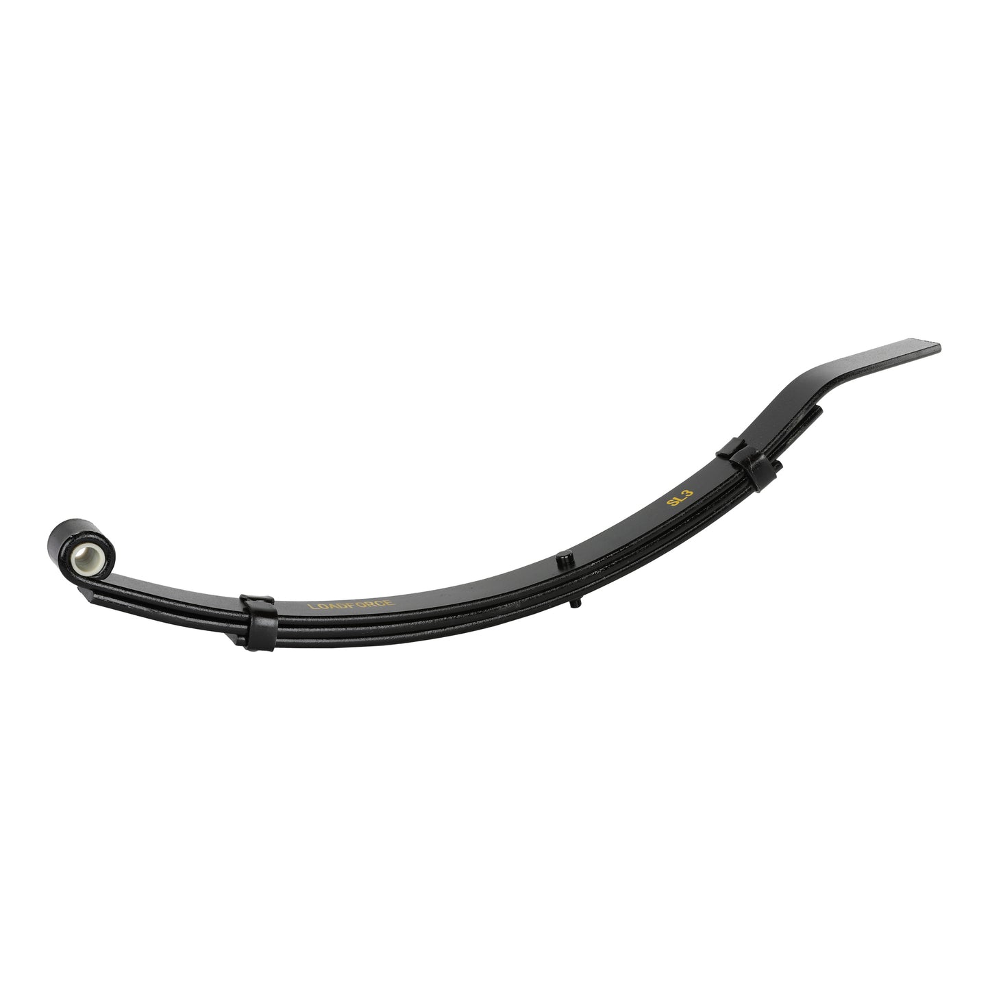 LoadForce 850kg 710mm - 45mm x 8mm Slipper Spring 3 Leaf Black