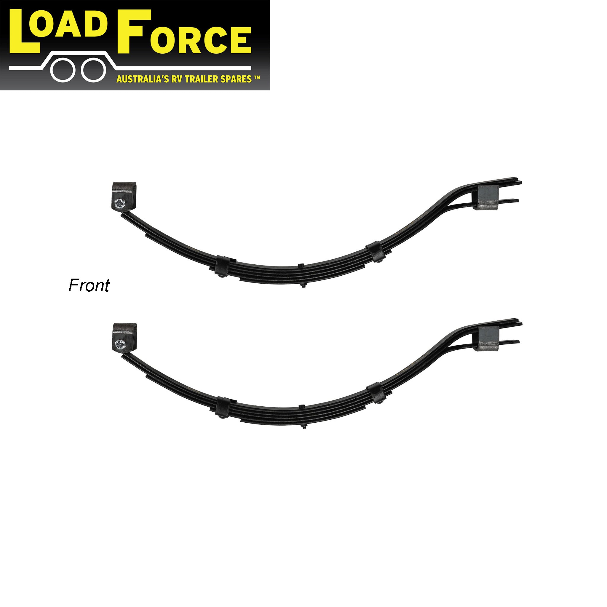 Slipper spring kit for 1000kg rated single axle trailer - Premium LoadForce