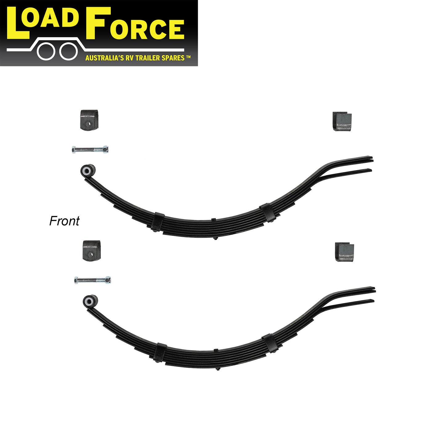 Slipper spring kit 1350kg rated single axle trailer - Premium LoadForce - Trailer Spares Direct