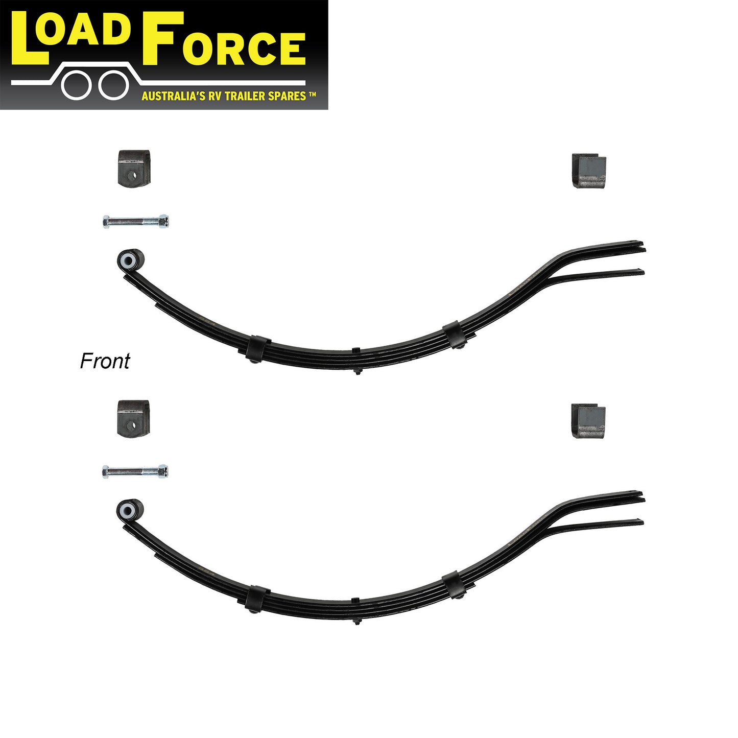 Slipper spring kit for 900kg rated single axle trailer - Premium LoadForce - Trailer Spares Direct