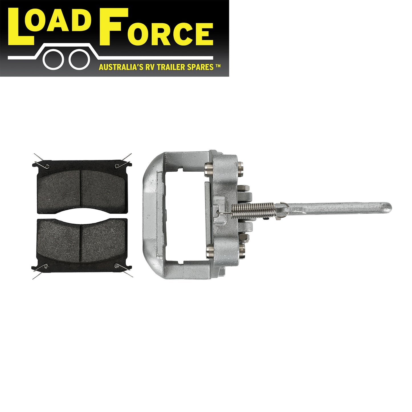 TA100 mechanical brake caliper - galvanised cast iron - Trailer Spares Direct