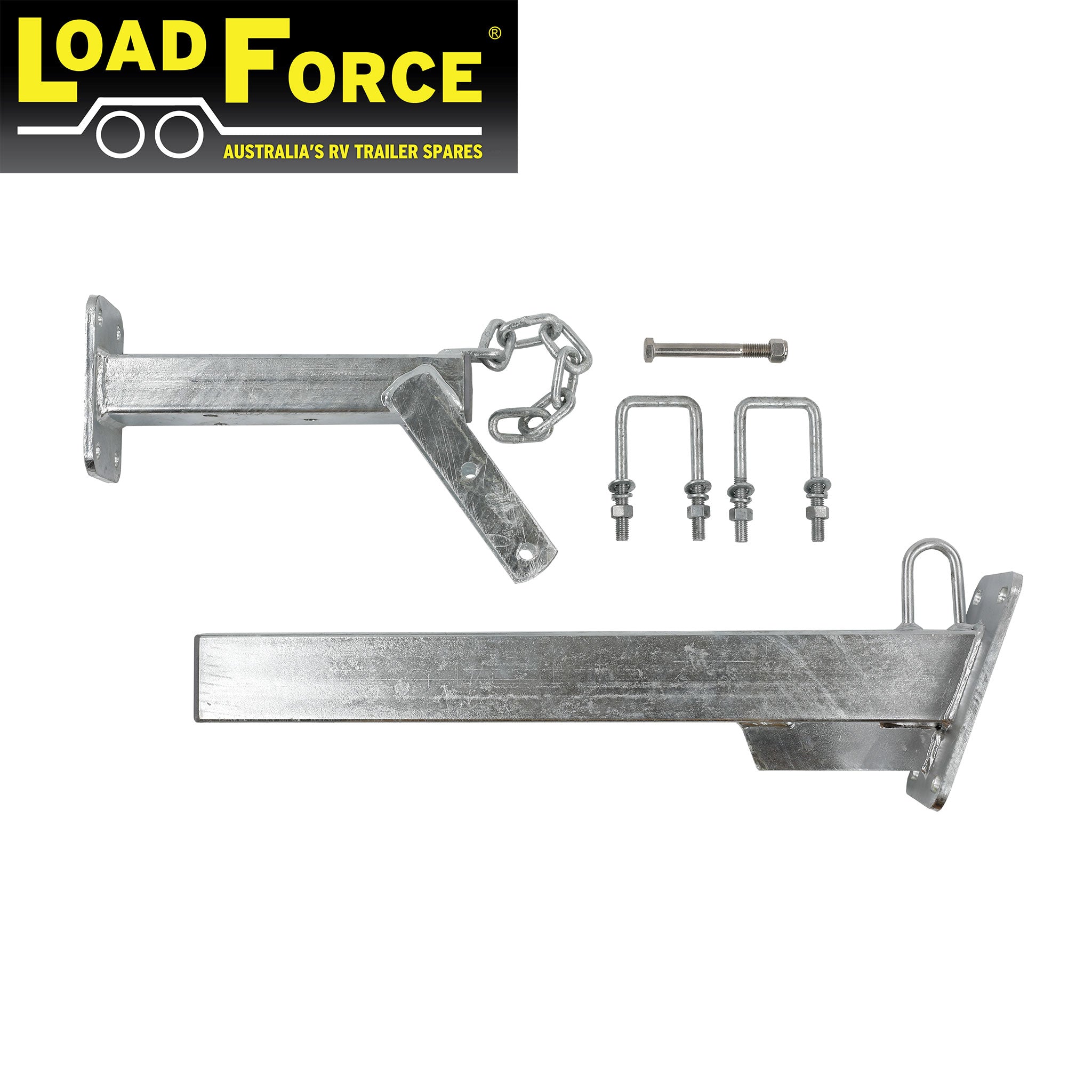 Winch post 3 x 2 inch  for 75-100mm draw bar
