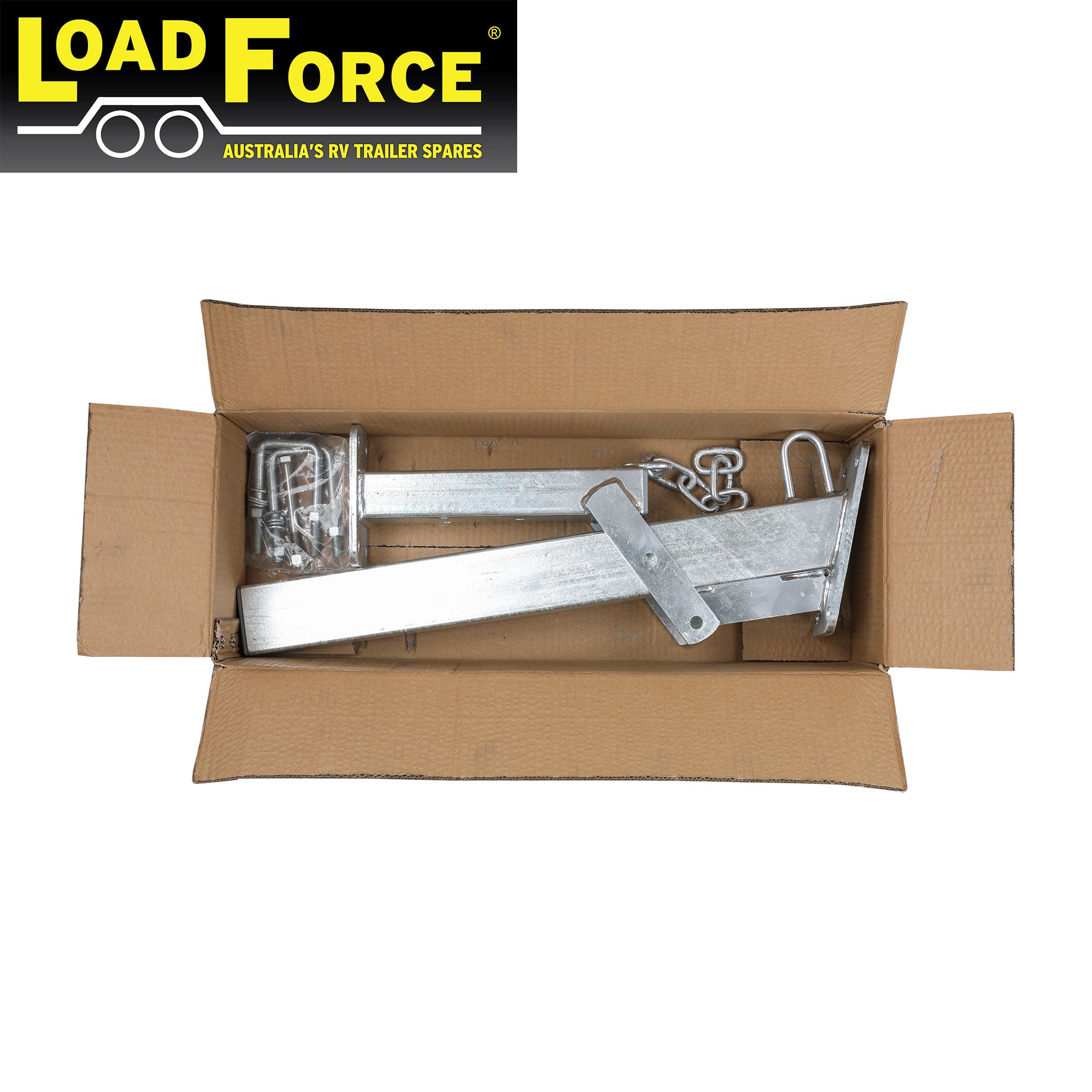 Winch post 3 x 2 inch  for 75-100mm draw bar