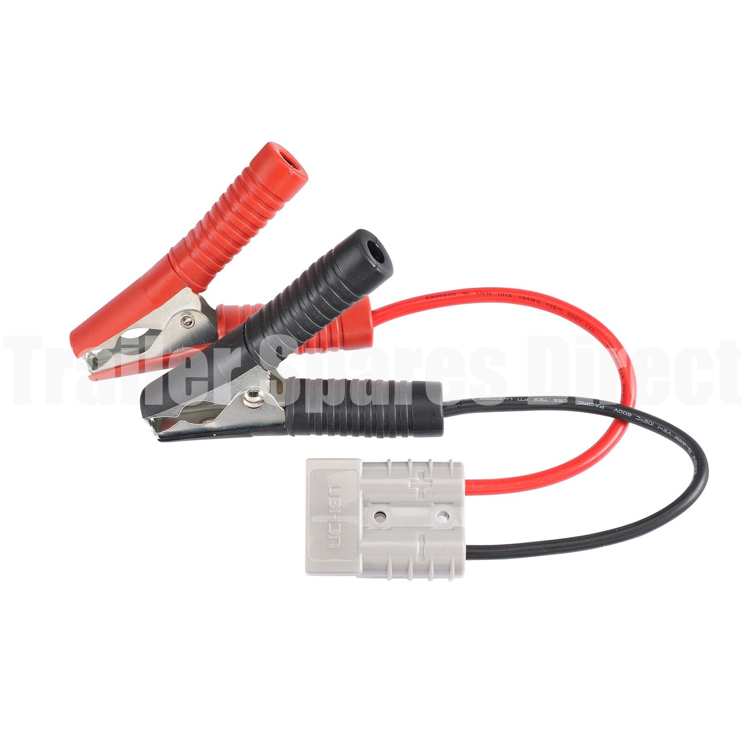 Heavy-duty Jumper Clips to Anderson Plug - Trailer Spares Direct