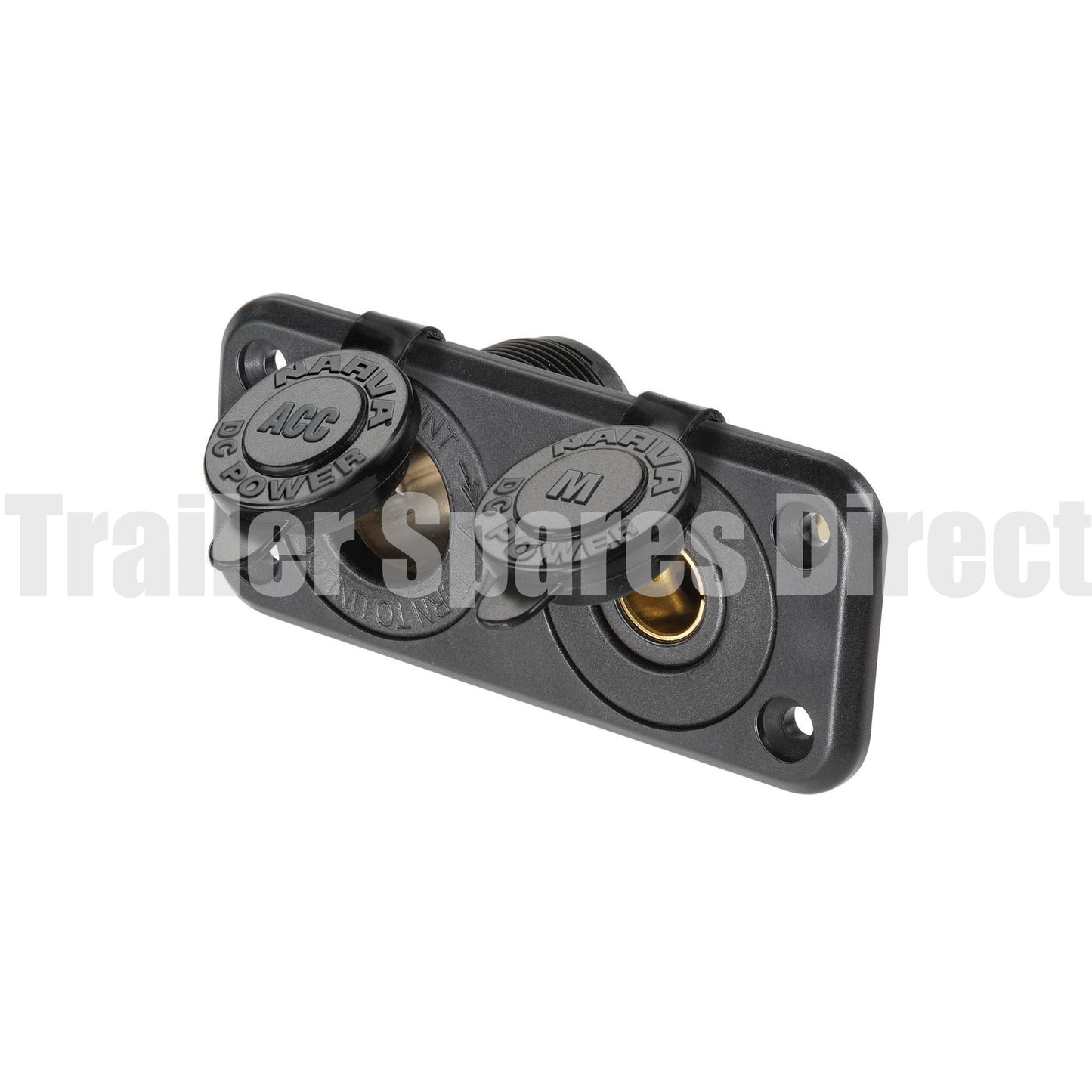 Narva heavy-duty twin accessory - Merit sockets - Trailer Spares Direct