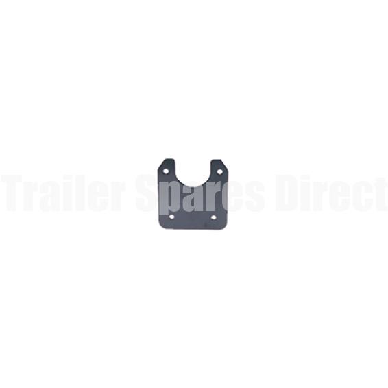 Flat bracket for small round plastic sockets - Trailer Spares Direct