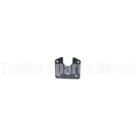Flat bracket for small round metal sockets - Trailer Spares Direct