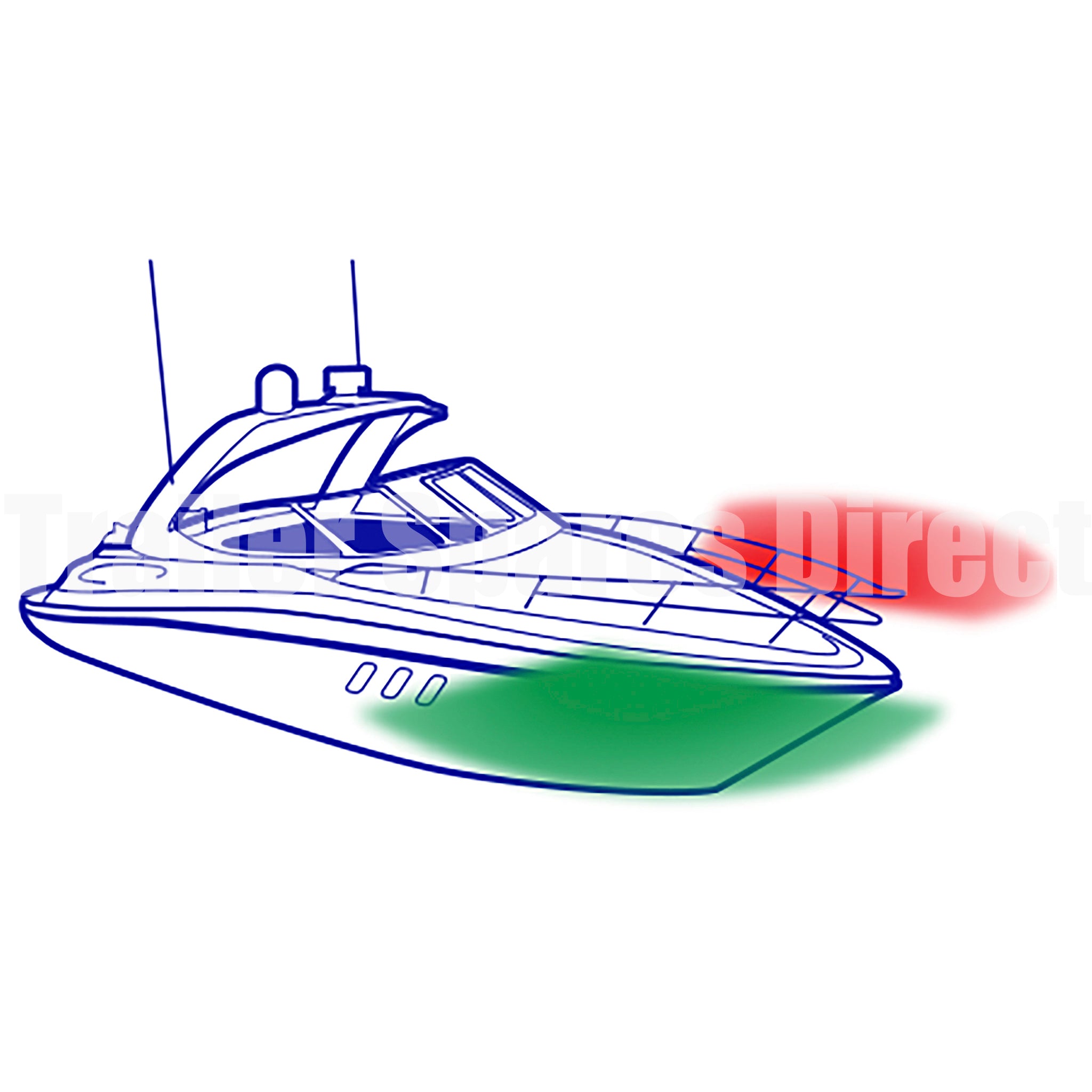 Narva Marine Navigation LED White Lamps Clear Lens 9-33v