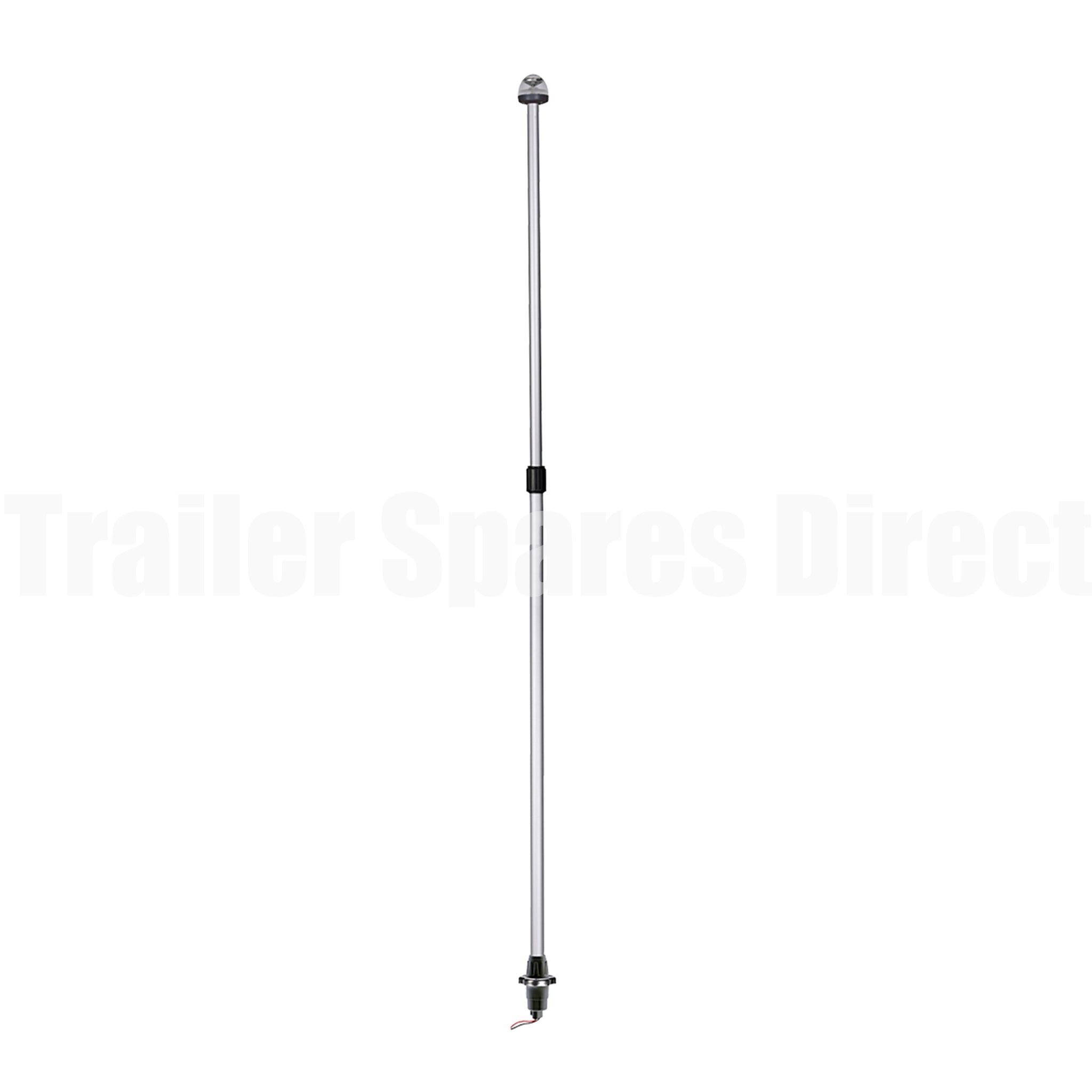 Narva 34-60 inch Plug In Telescopic LED Anchor Lamp 9-33v