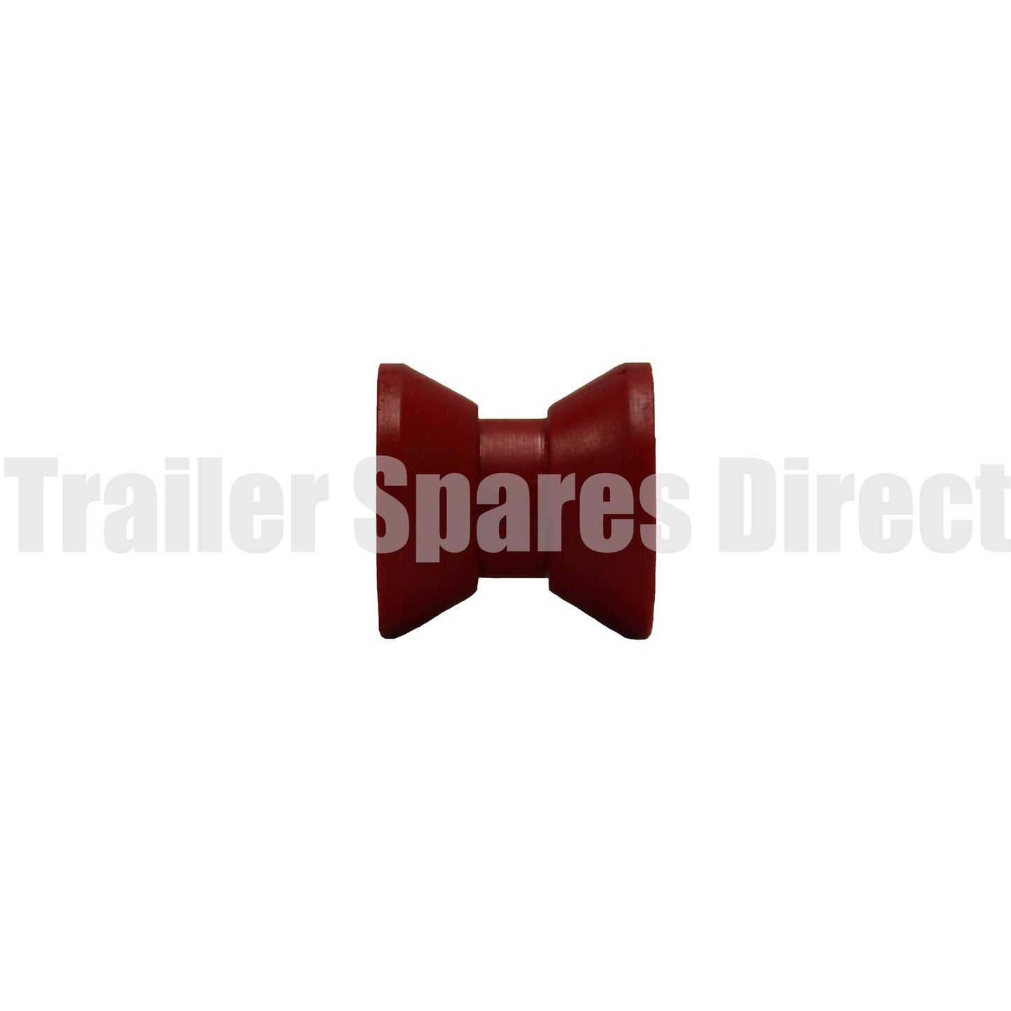 Bow roller 2 inch red poly - 12mm centre - Trailer Spares Direct
