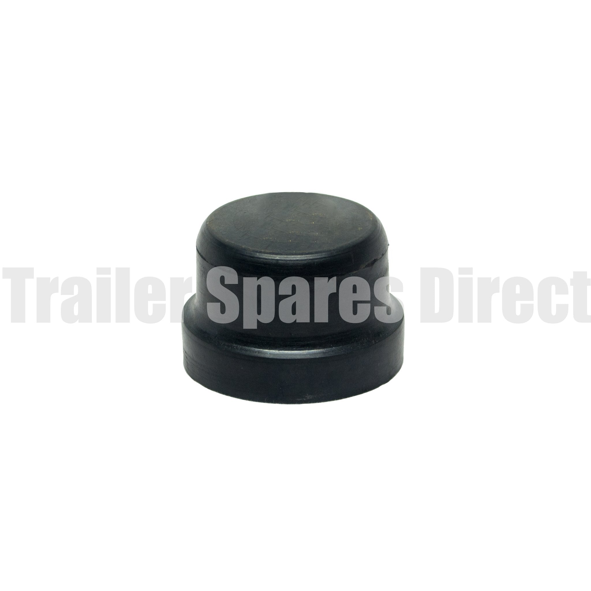 black rubber dust cap for Velox-style hubs