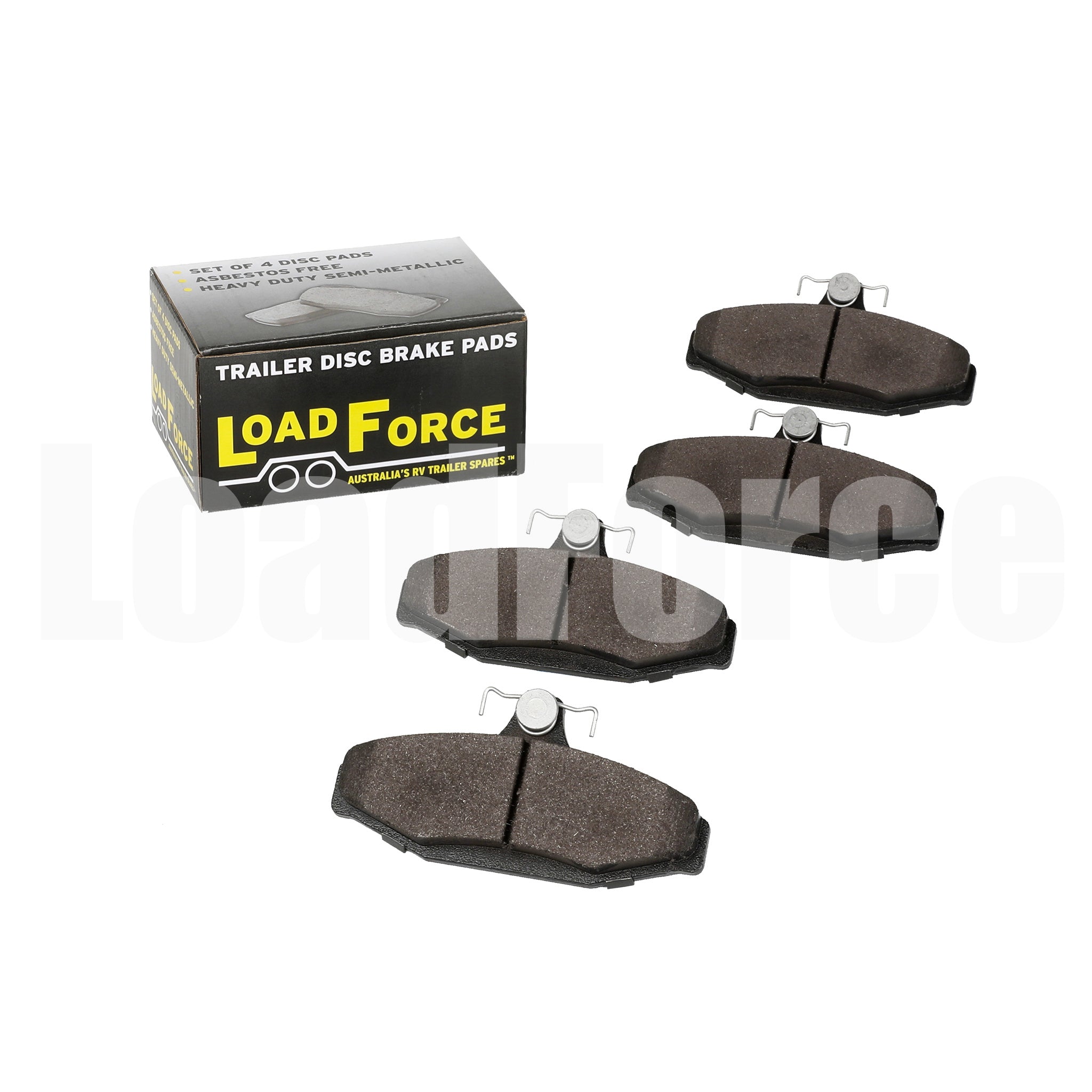 LoadForce disc brake pad set for PBR type 1 calipers.