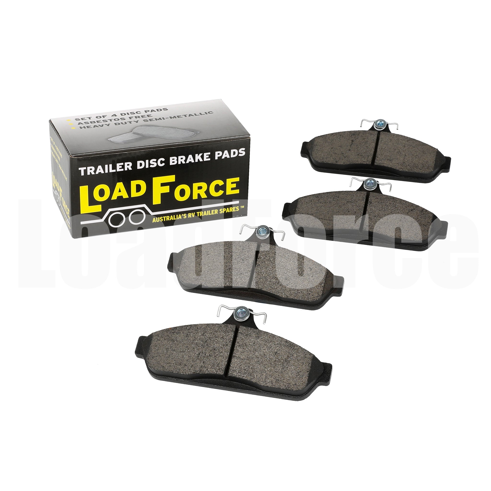 LoadForce disc brake pad for LFT2 and PBR Type 2 calipers