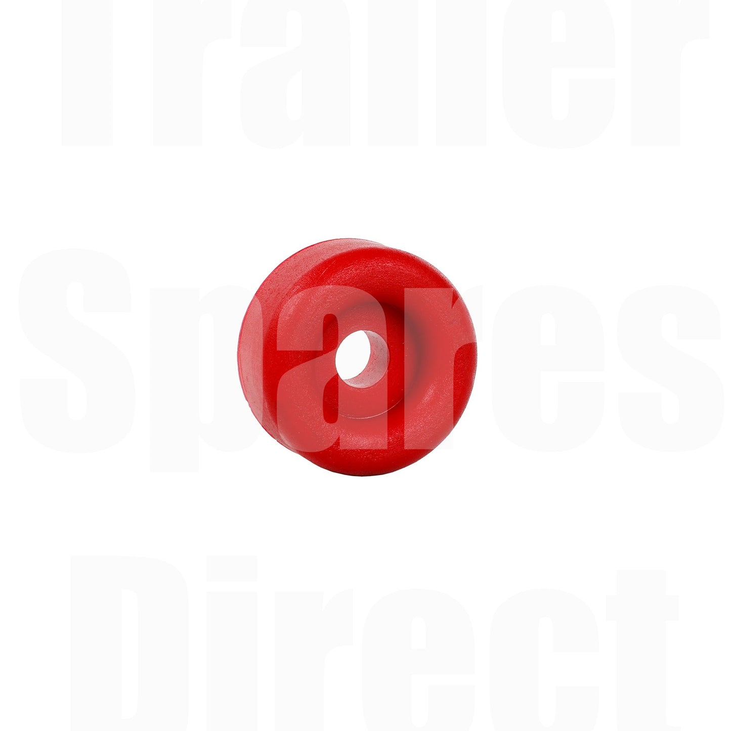 Front end cap 3 inch red poly - Trailer Spares Direct