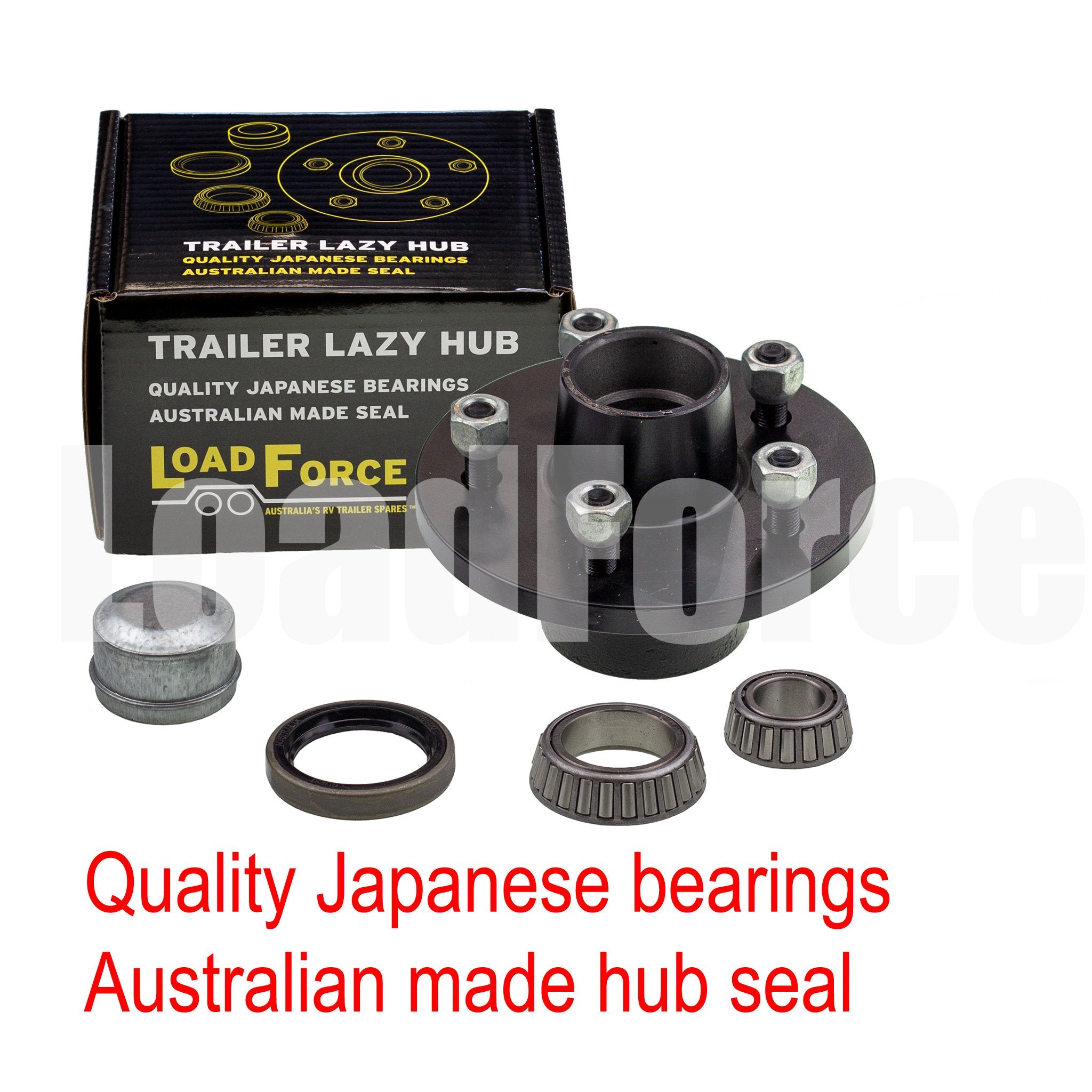 6 inch pcd ford 5 stud lm bearing lazy hub assembly