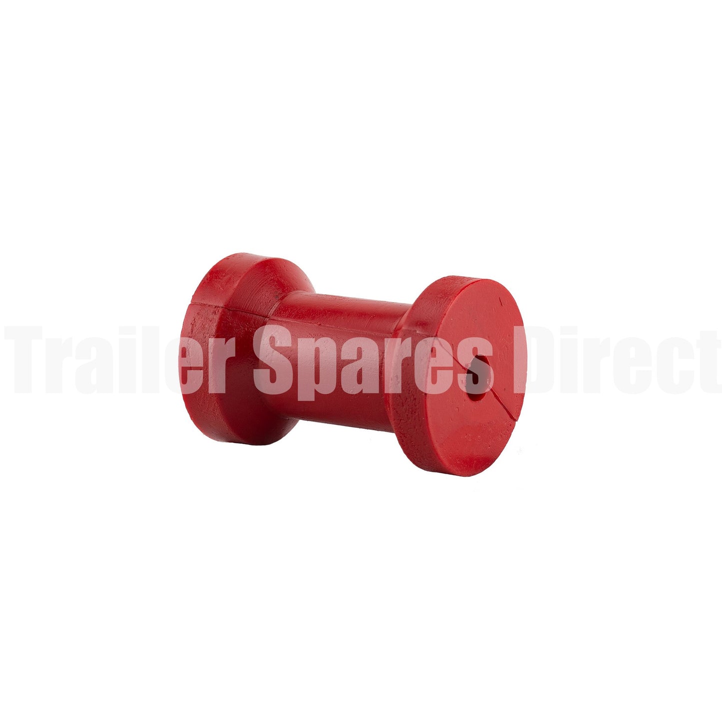 Keel roller 4.5 inch red poly - 17mm centre - Trailer Spares Direct