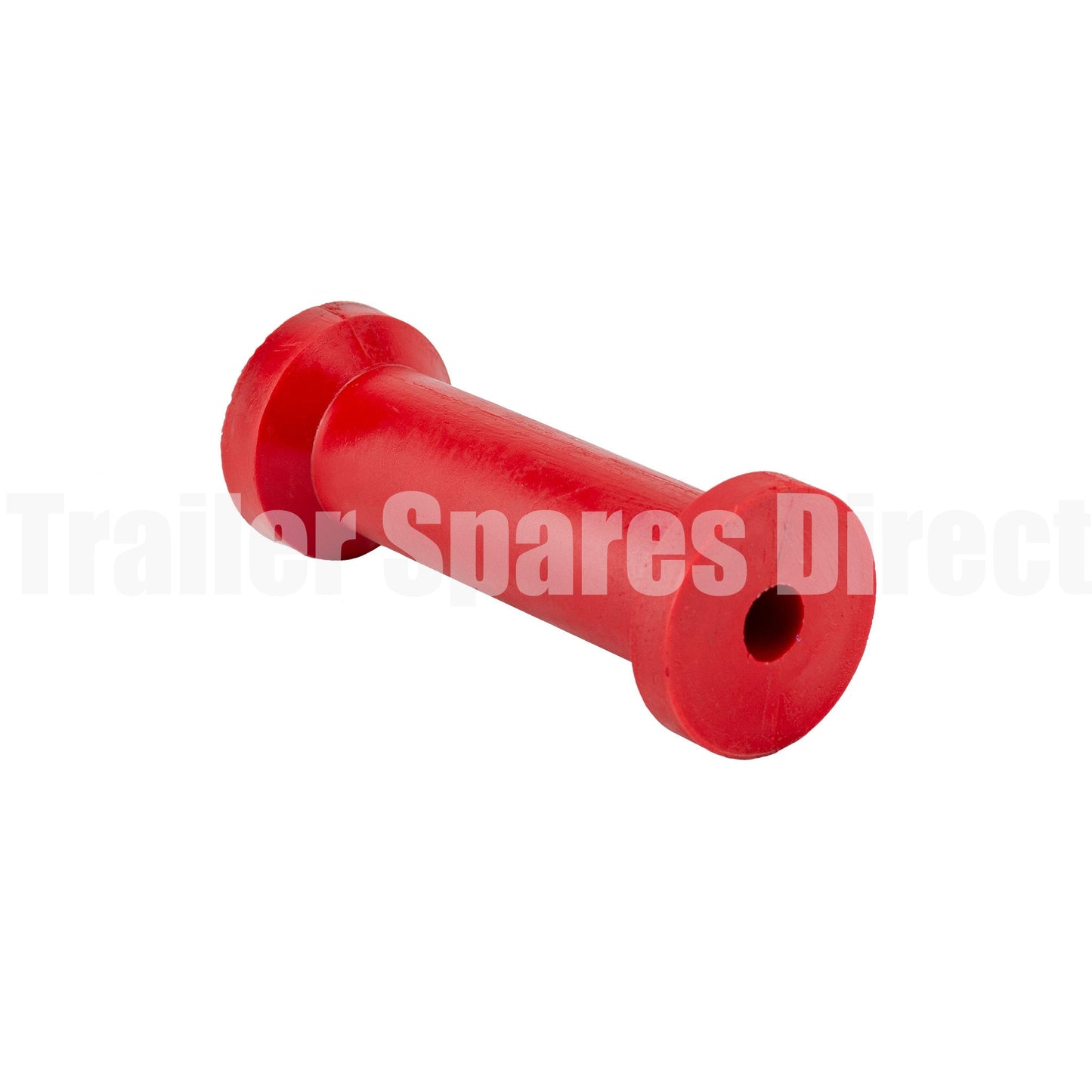 Keel roller 8 inch red poly - 21mm centre - Trailer Spares Direct