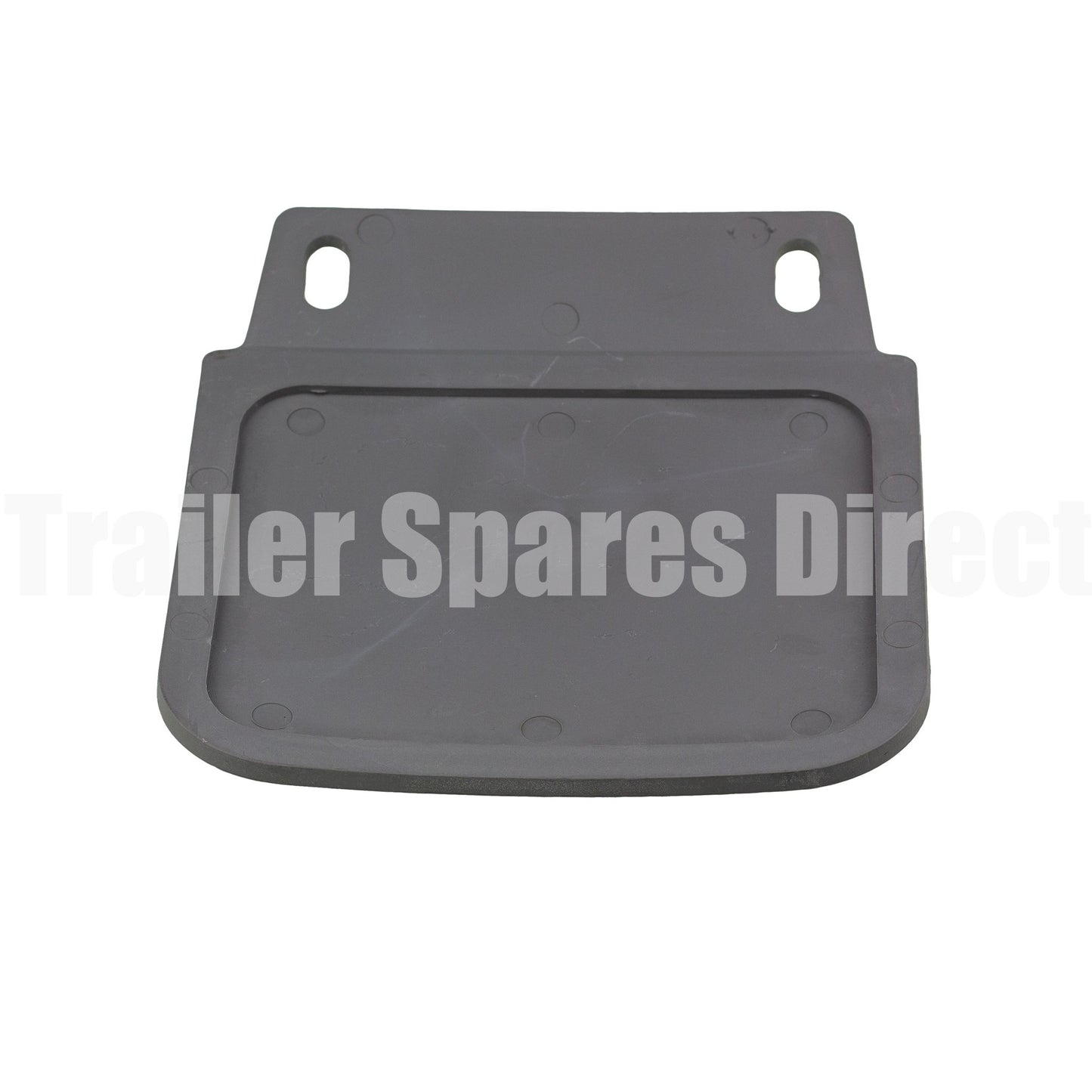 Mudflap plastic silver 225mm x 180mm - Trailer Spares Direct