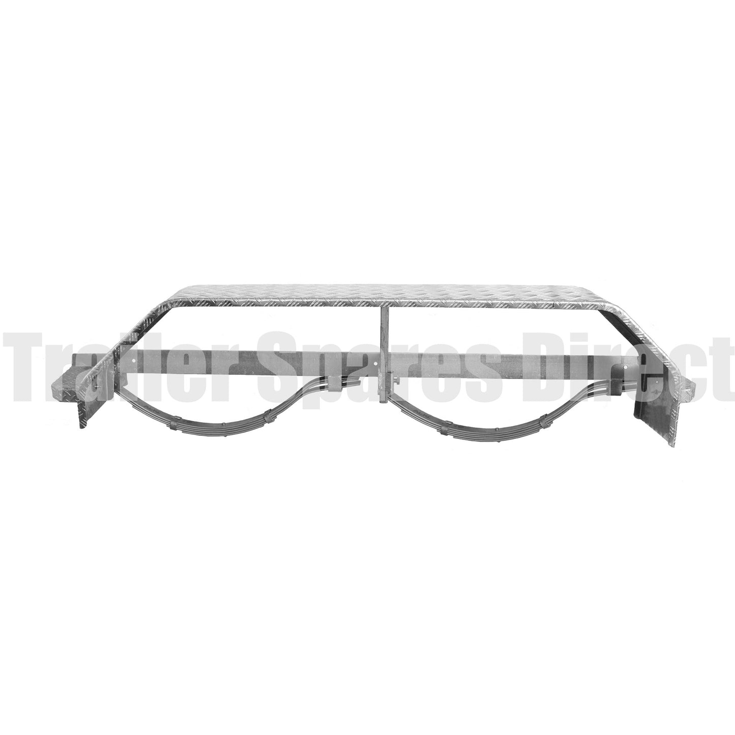 Galvanised slipper suspension beam kit for a 2000kg rated tandem trailer with 13 inch wheels - Trailer Spares Direct