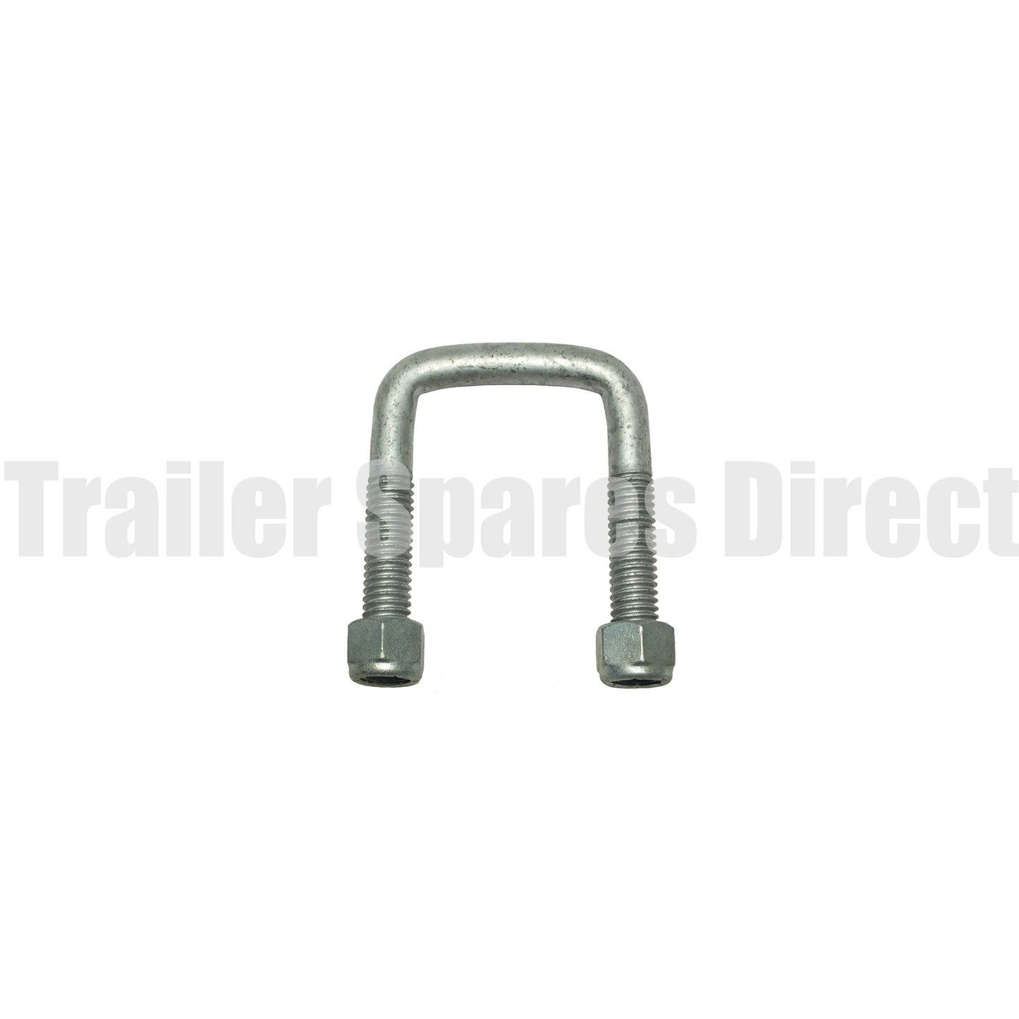 U-bolt 50mm square 3 inch long galvanised - Trailer Spares Direct
