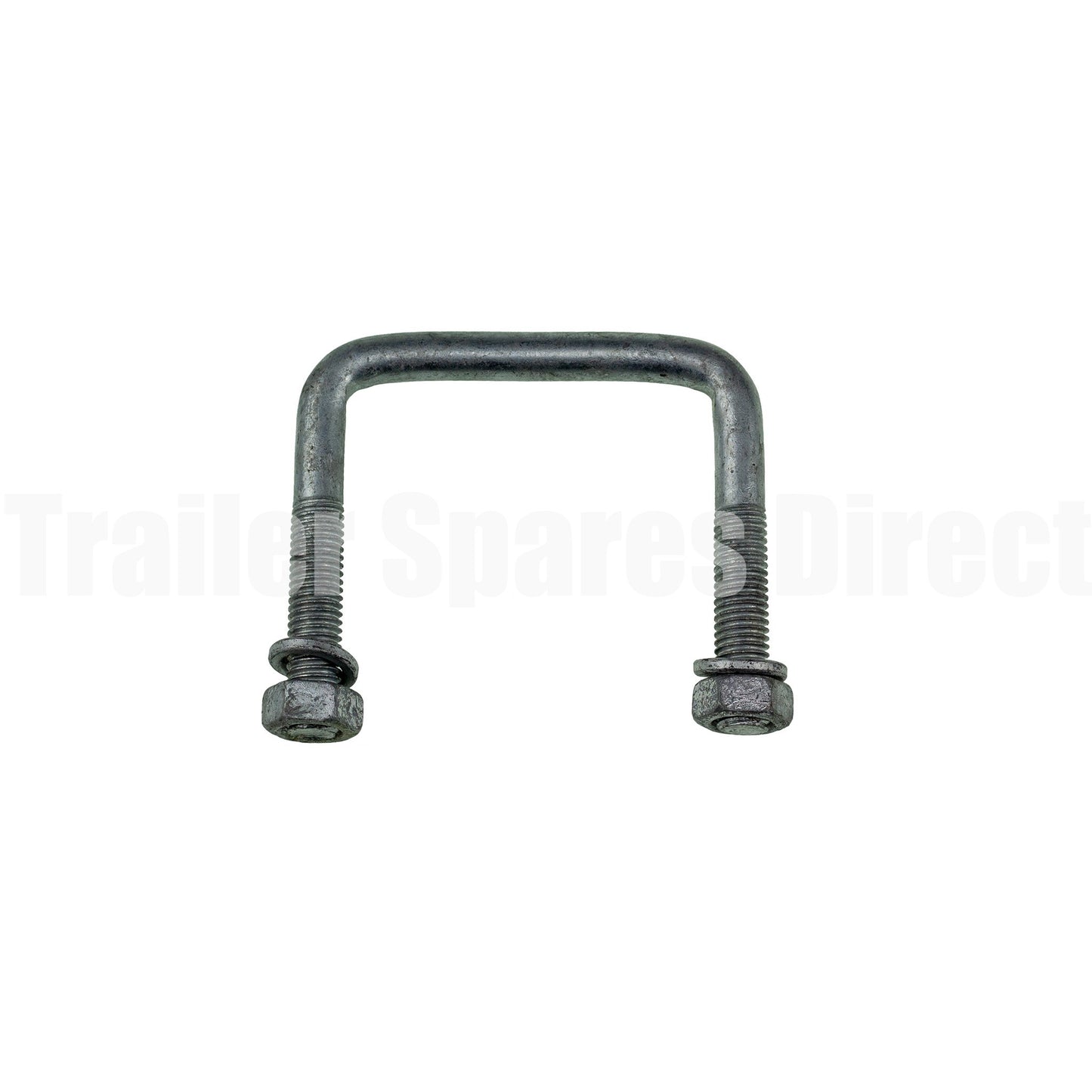 U-bolt 75mm square 75mm galvanised - Trailer Spares Direct
